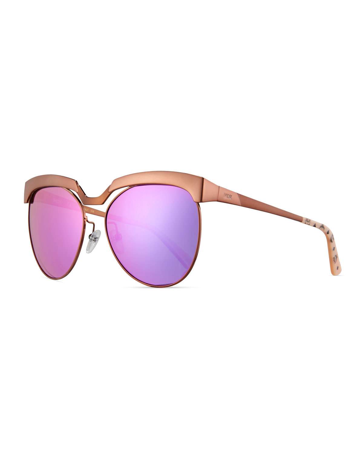 Classic Mirrored Cat-Eye Sunglasses