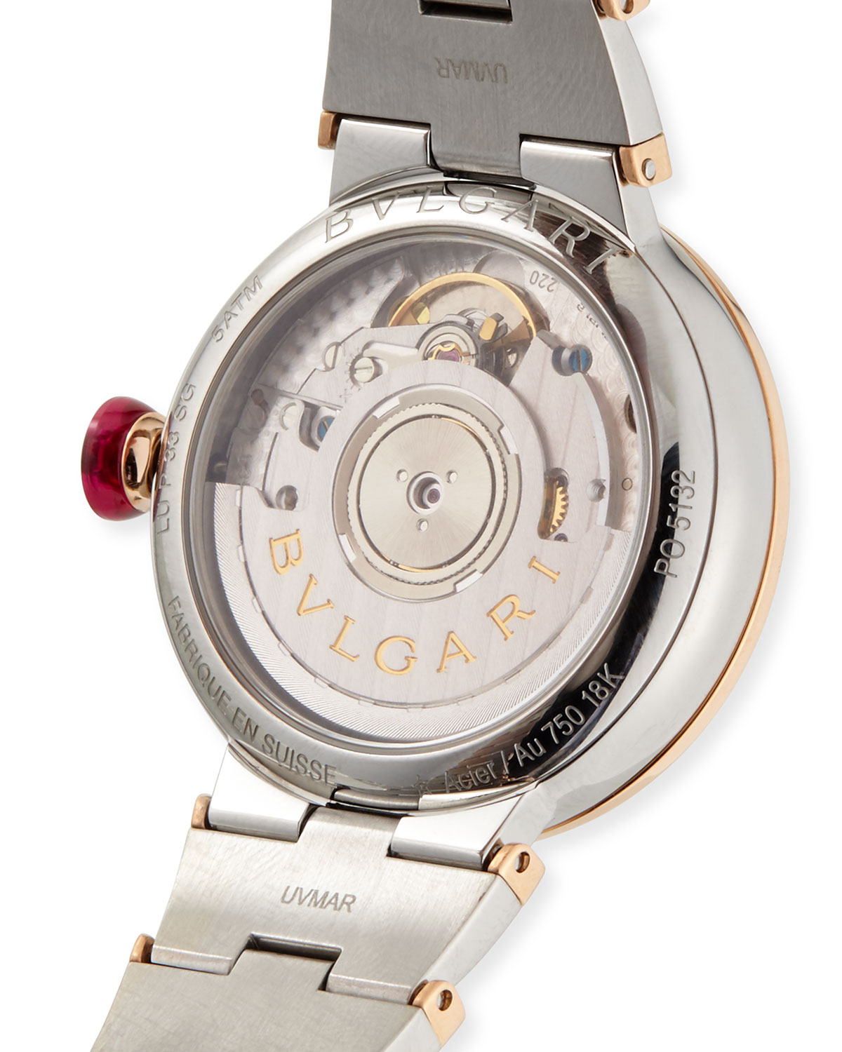 33mm LVCEA Watch with Diamonds, Two-Tone