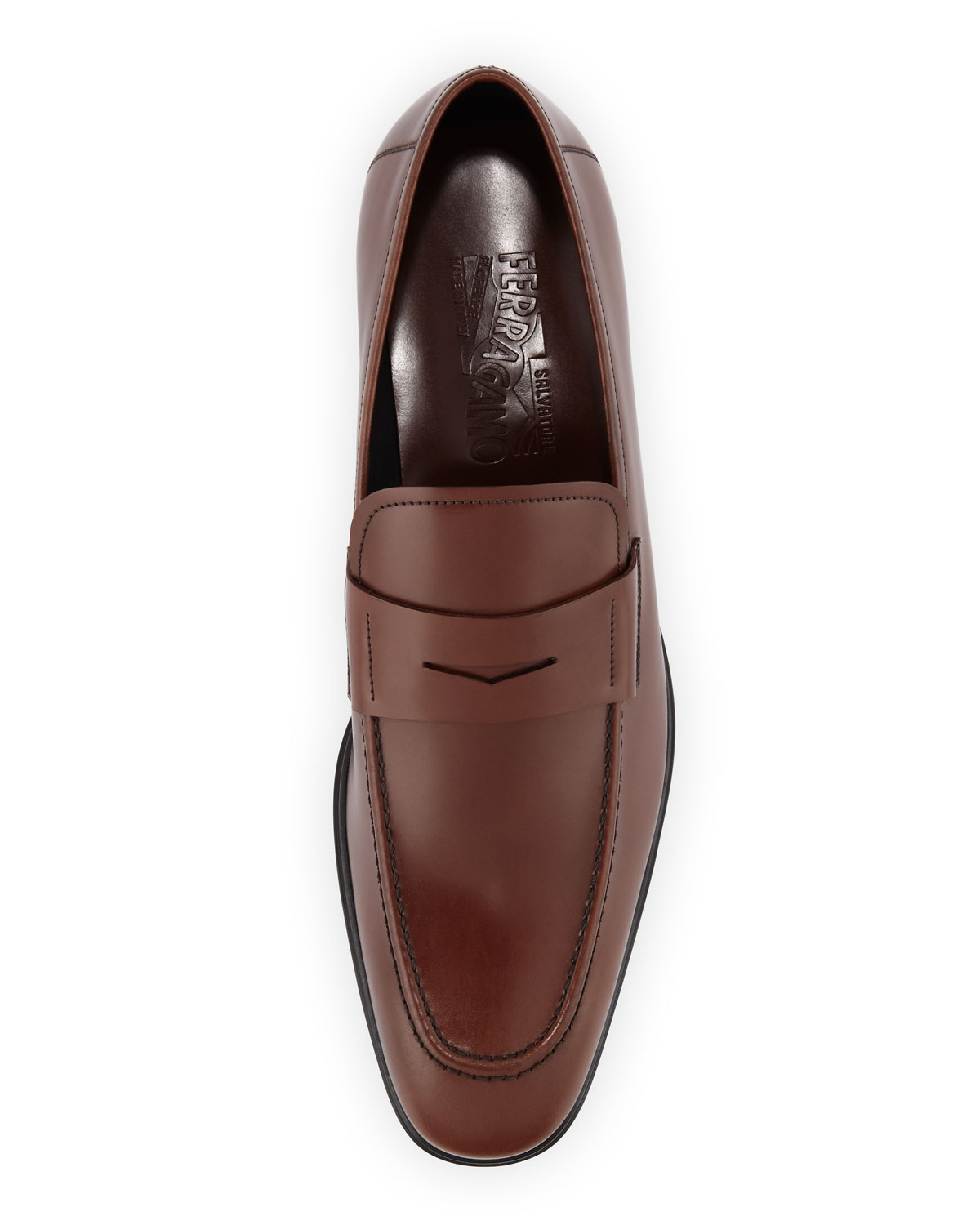 Rocco Leather Penny Loafer, Brown