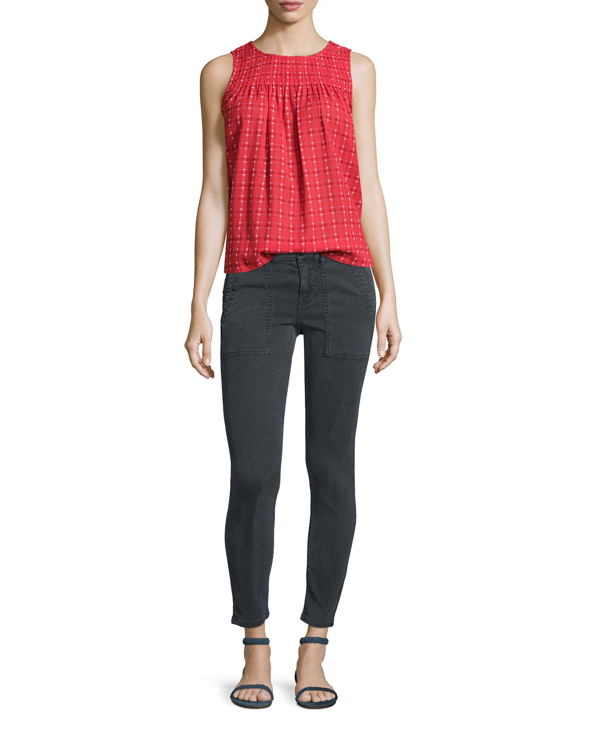 The Skinny Armies Pant, Washed Black