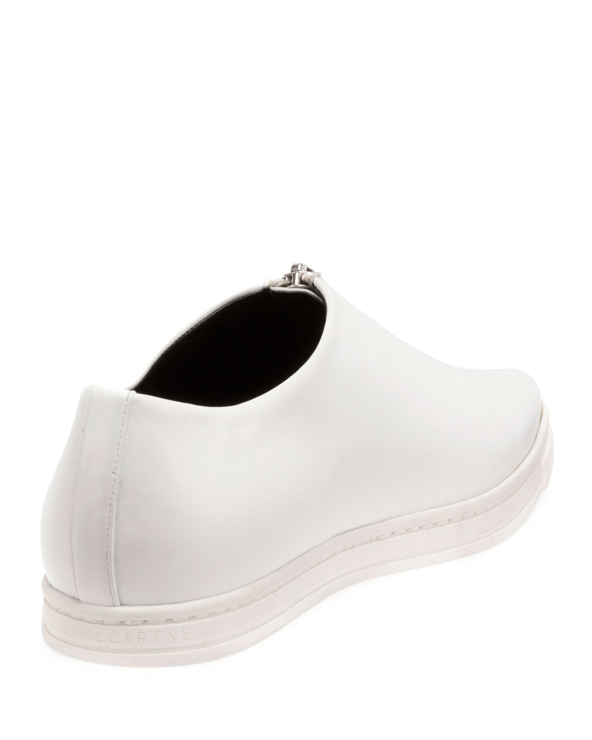 Sligo Zip-Front Sneaker, White