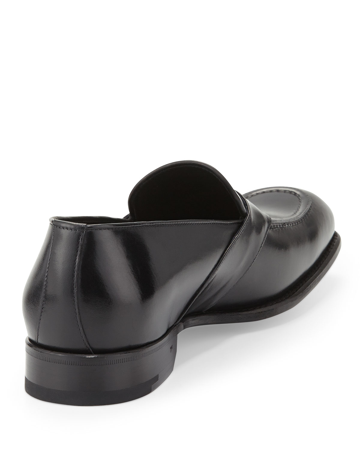 Charles Leather Penny Loafer, Black