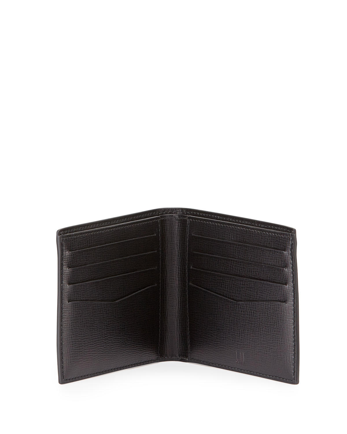 Bourdon Leather Bi-Fold Wallet, Black