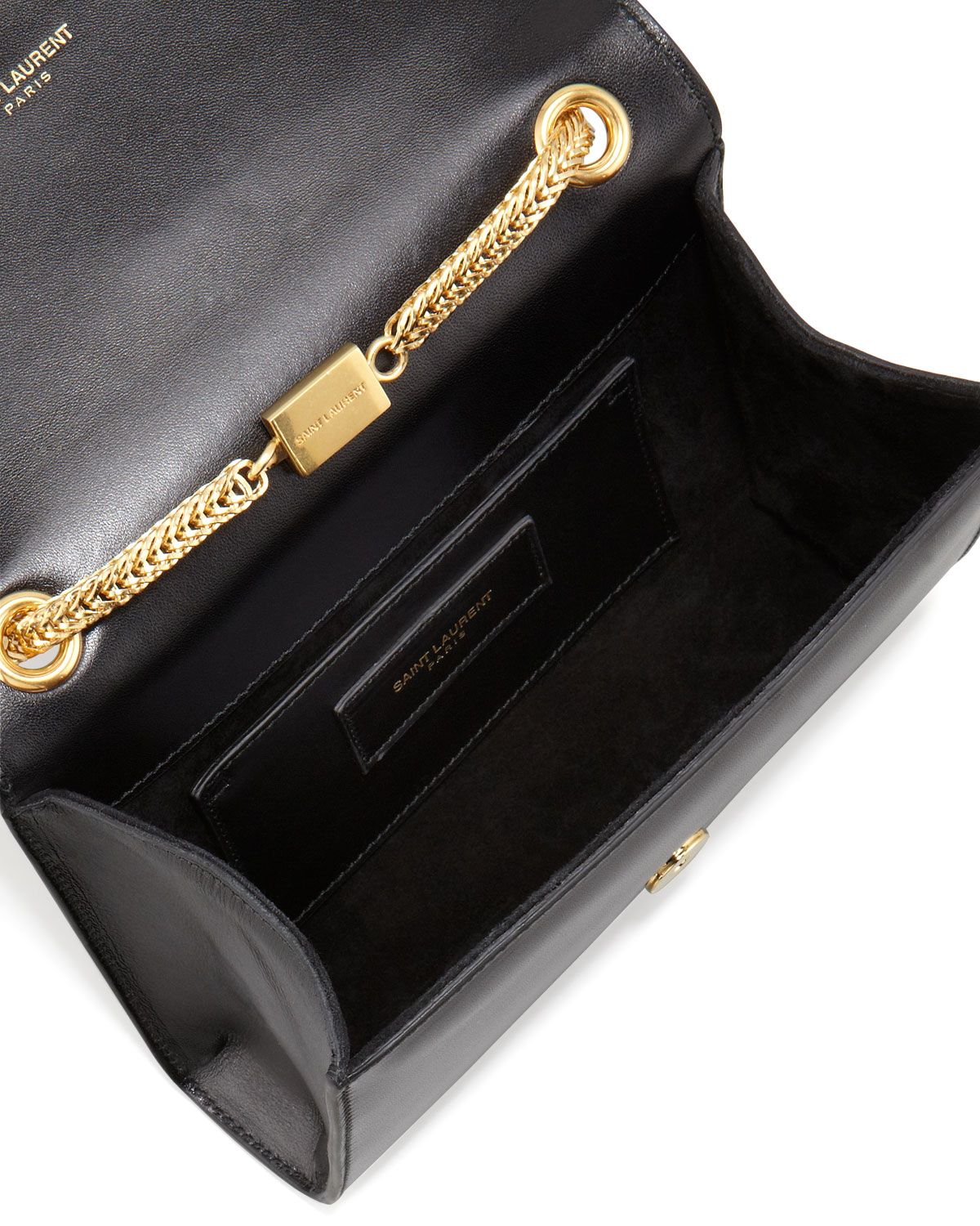 Cassandre Small Tassel Crossbody Bag, Black