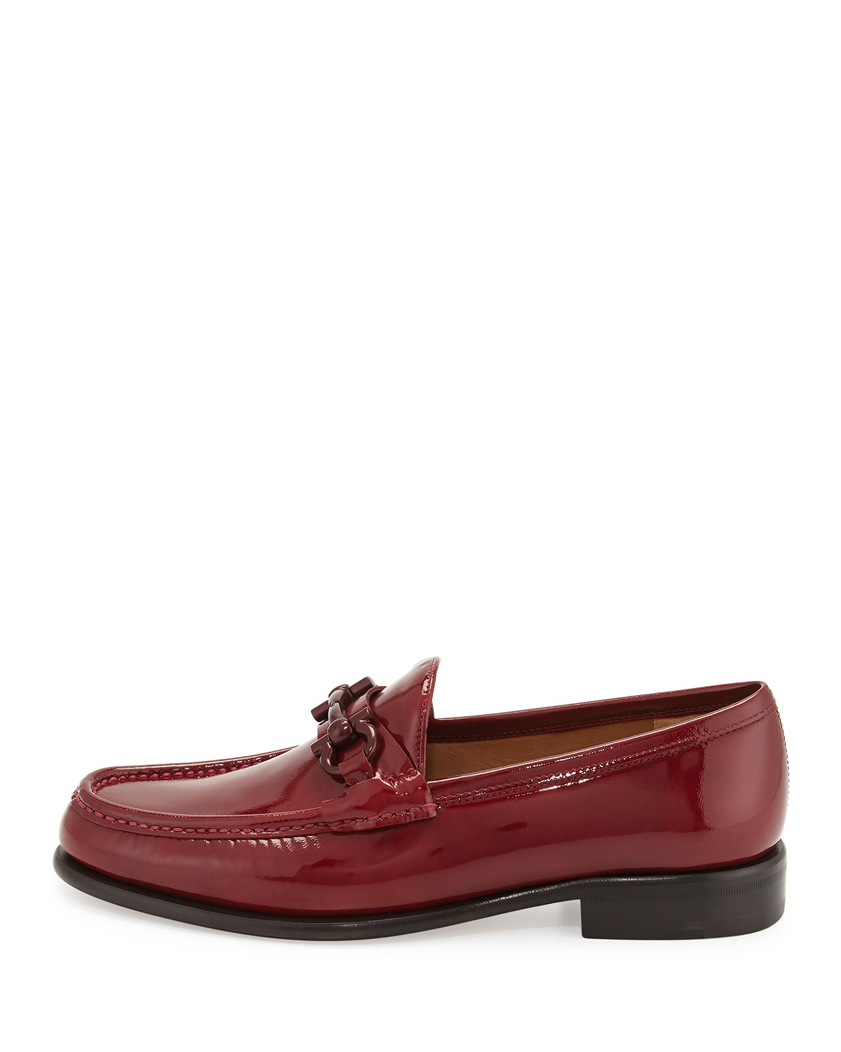 Mason Patent Leather Loafer, Opera Red