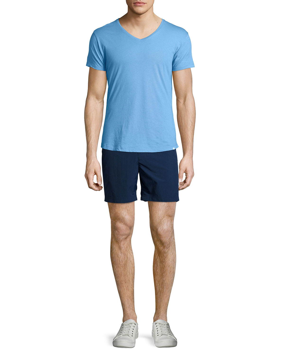 V-Neck Short-Sleeve T-Shirt, Riviera