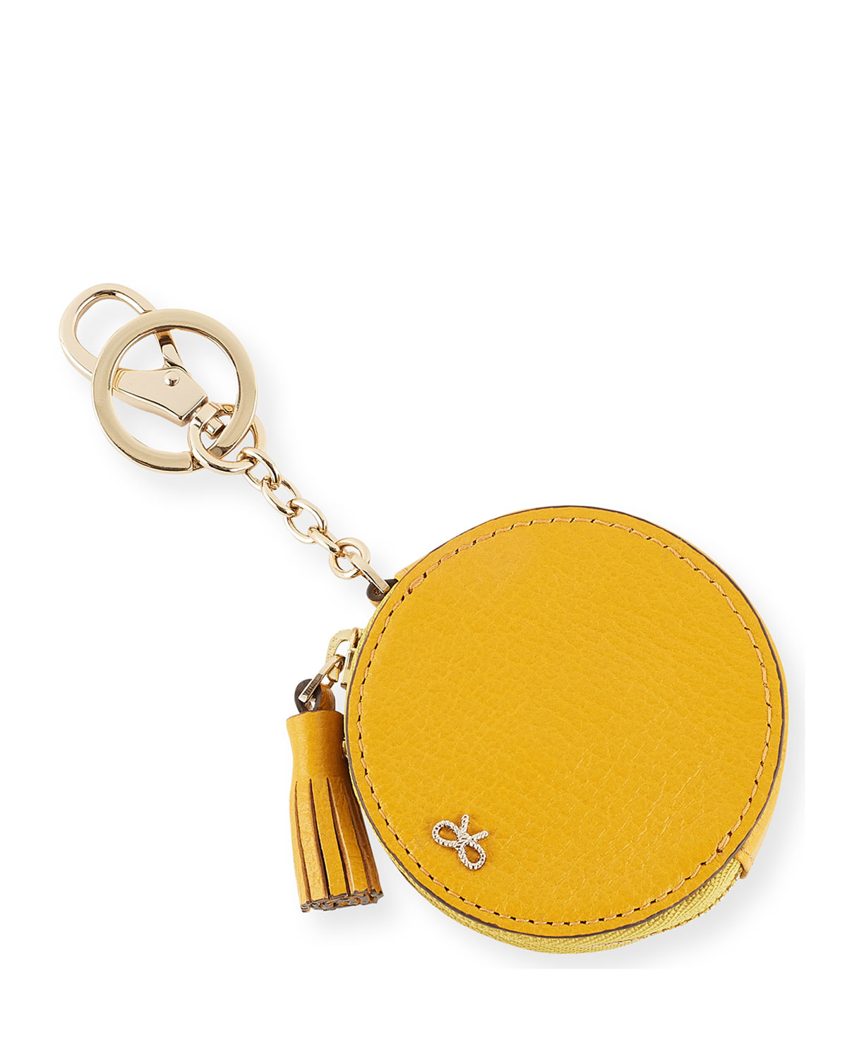 Wink Goatskin Coin Purse, Yellow