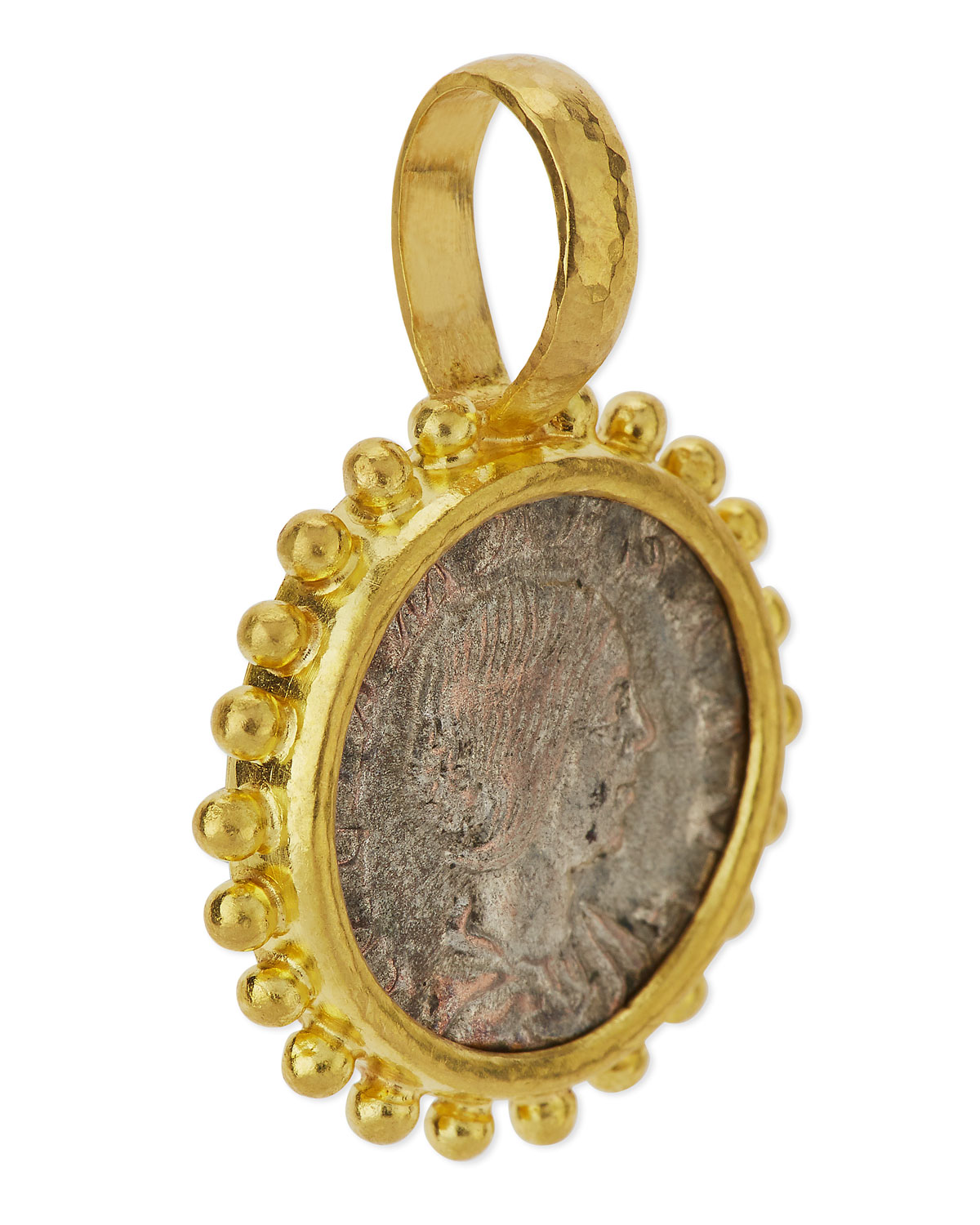 19K Roman Coin Pendant