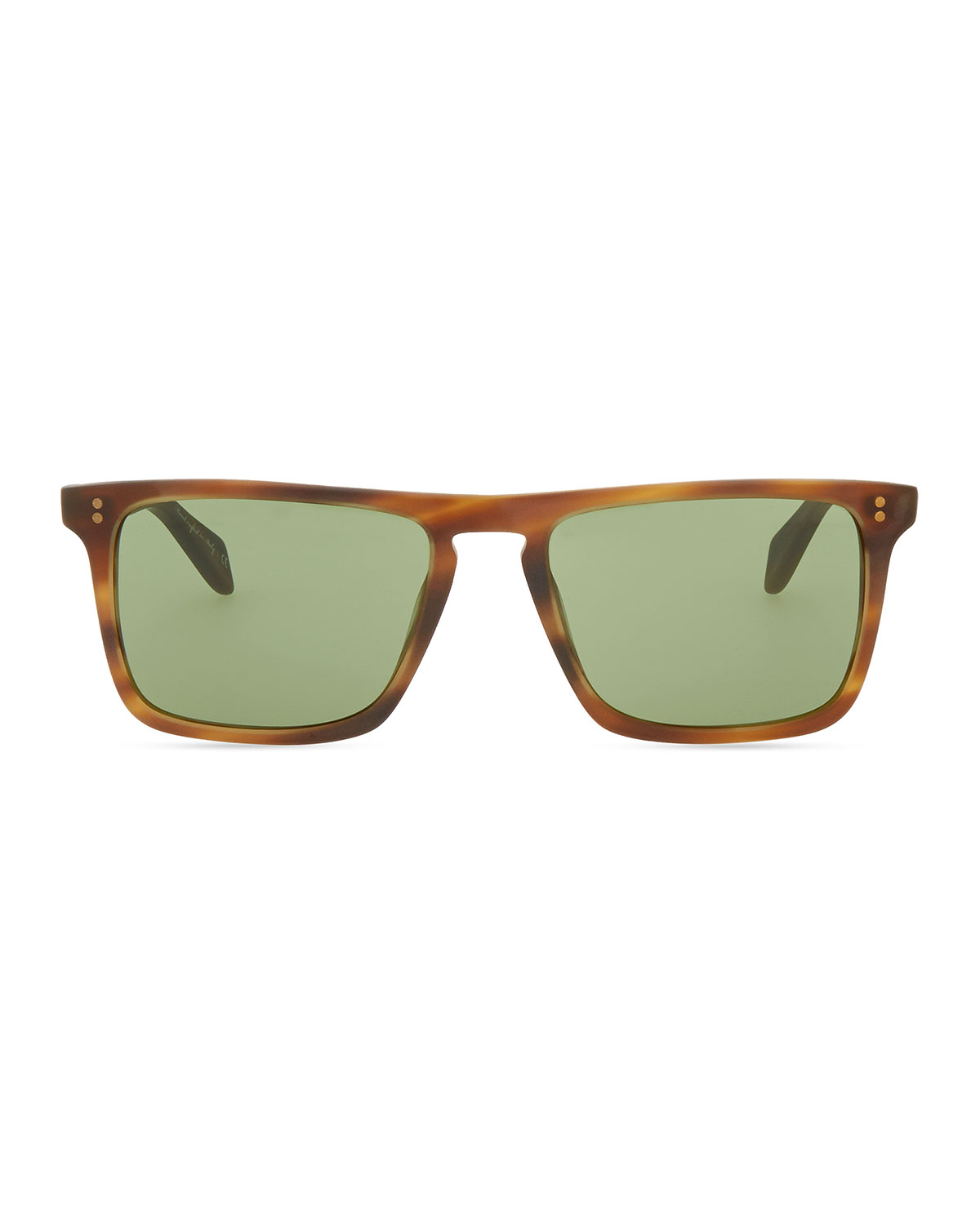 Bernardo Rectangular Sunglasses, Matte Sandalwood