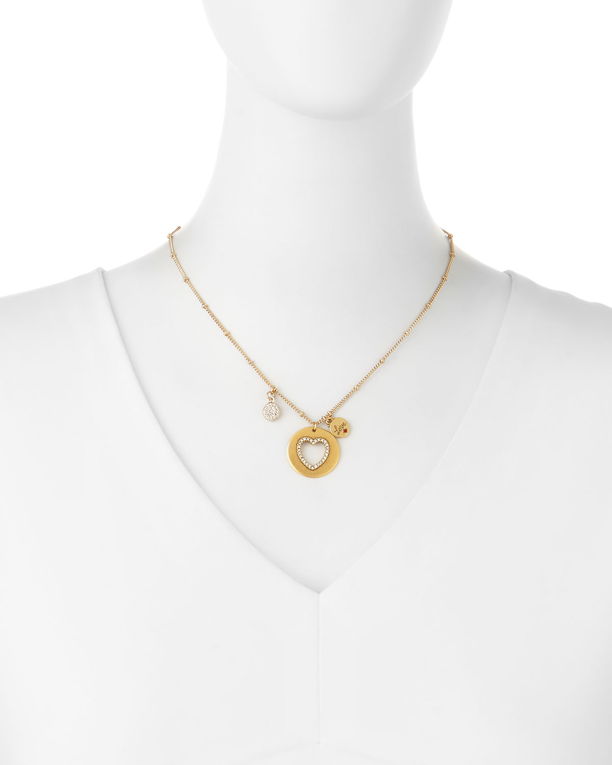 22K Gold-Plated Talisman Pendant Necklace