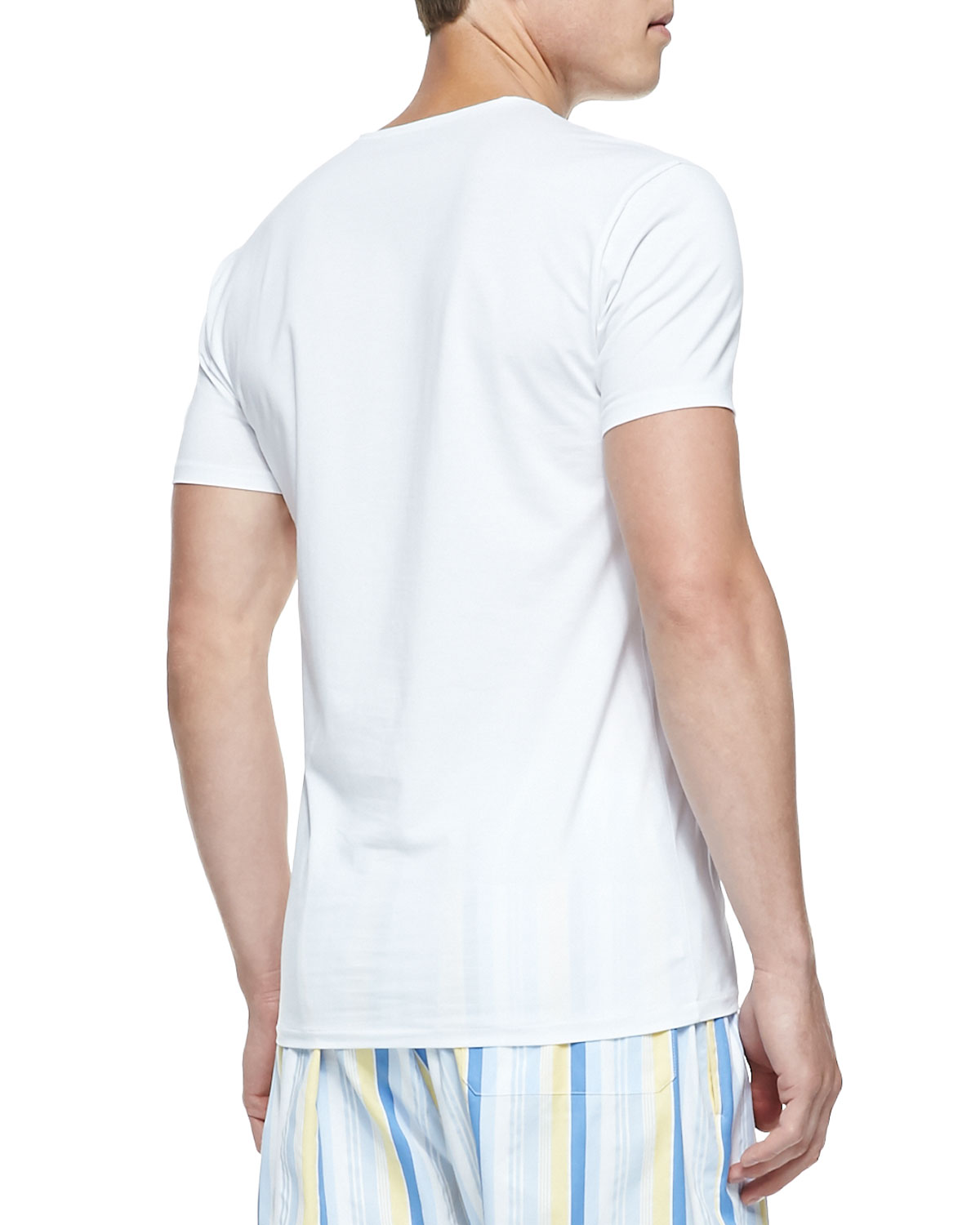 Jack Stretch Crewneck Tee, White 