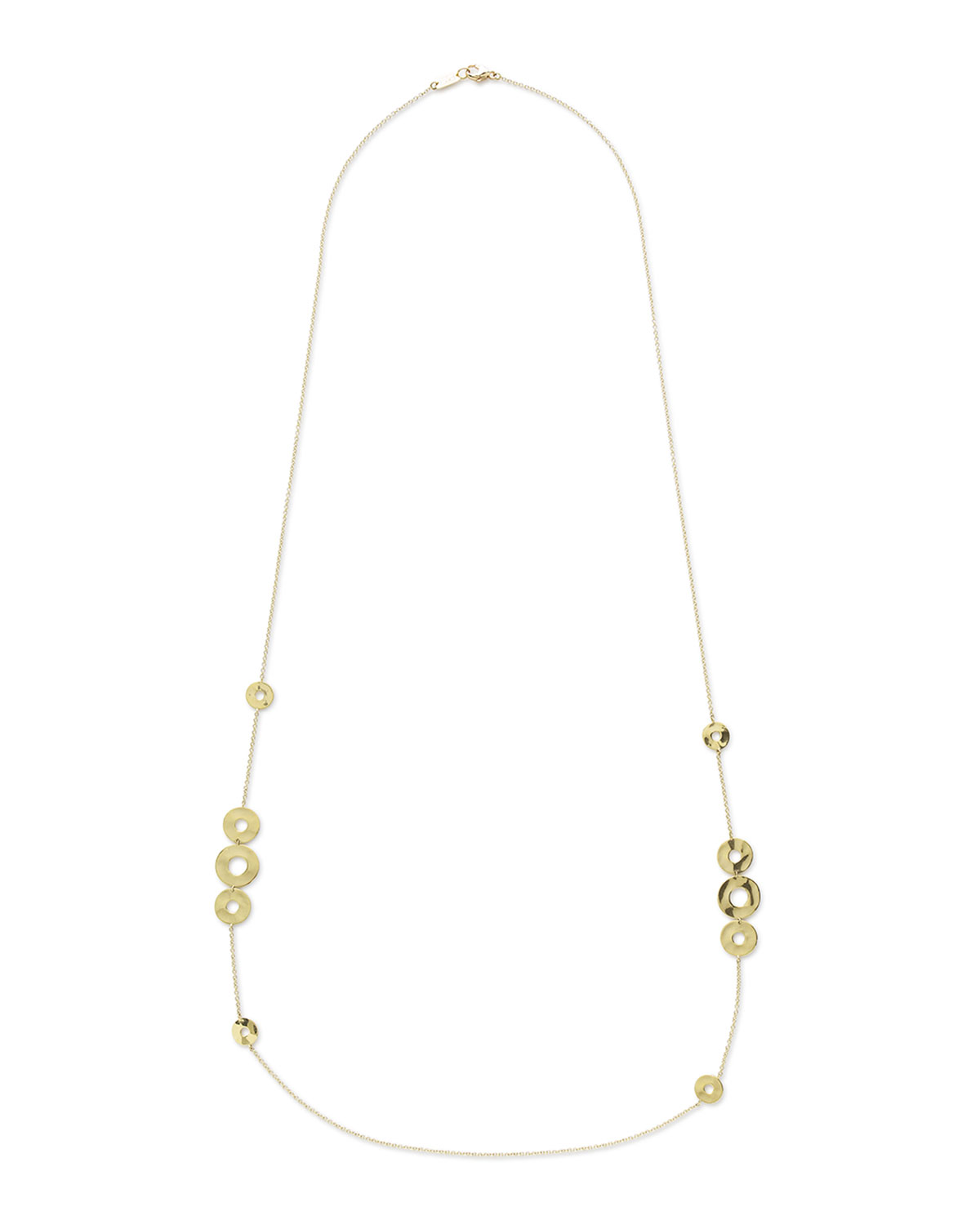 18K Senso Disc Station Necklace