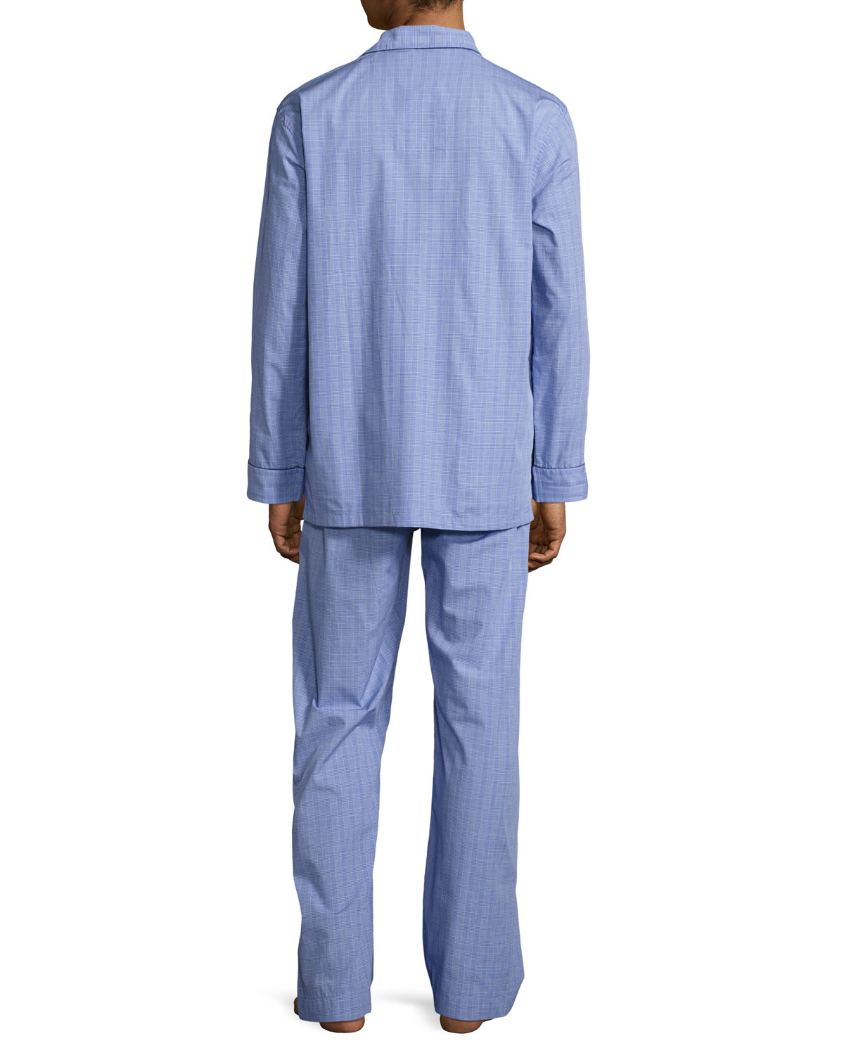 Glen Check Cotton Pajamas, Multi