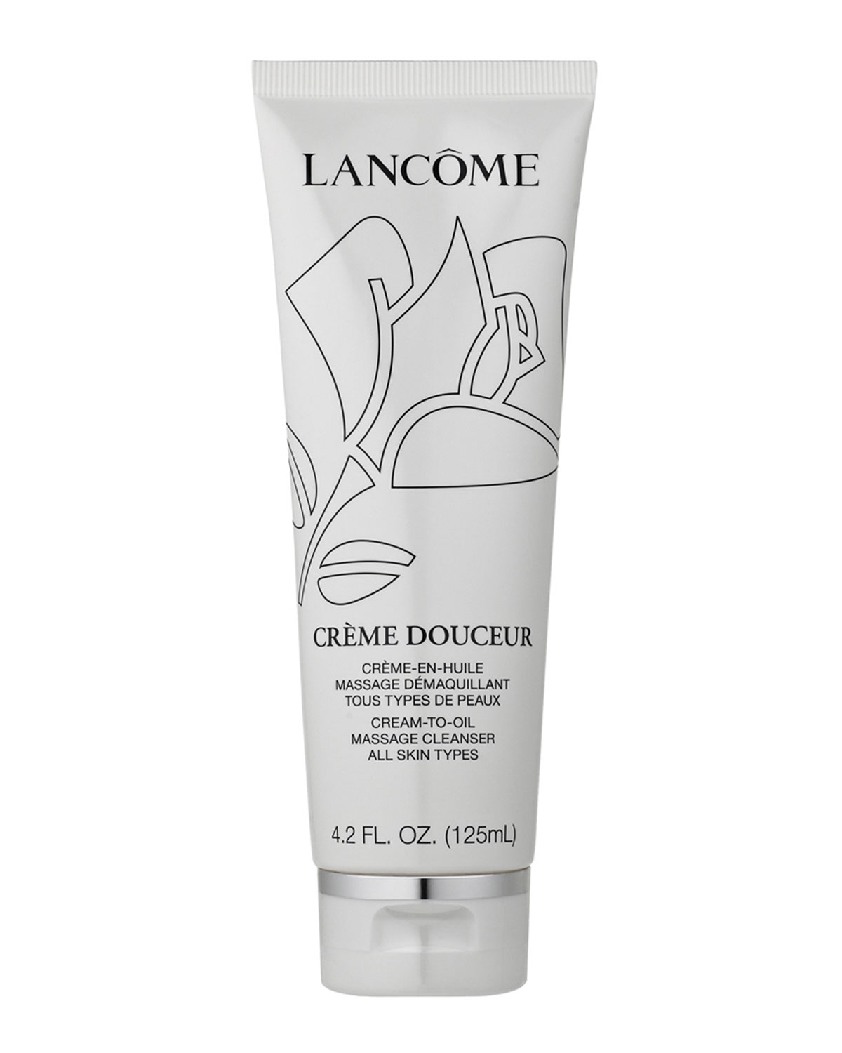 creme douceur cream-to-oil massage cleanser, 125ml