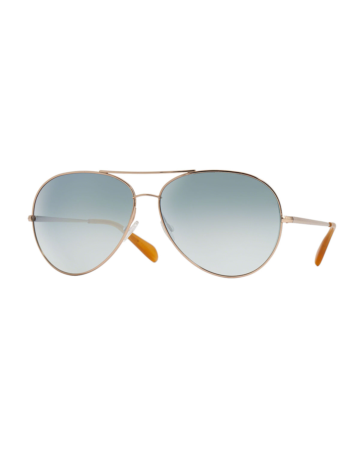 Sayer Oversized Mirrored Aviator Sunglasses