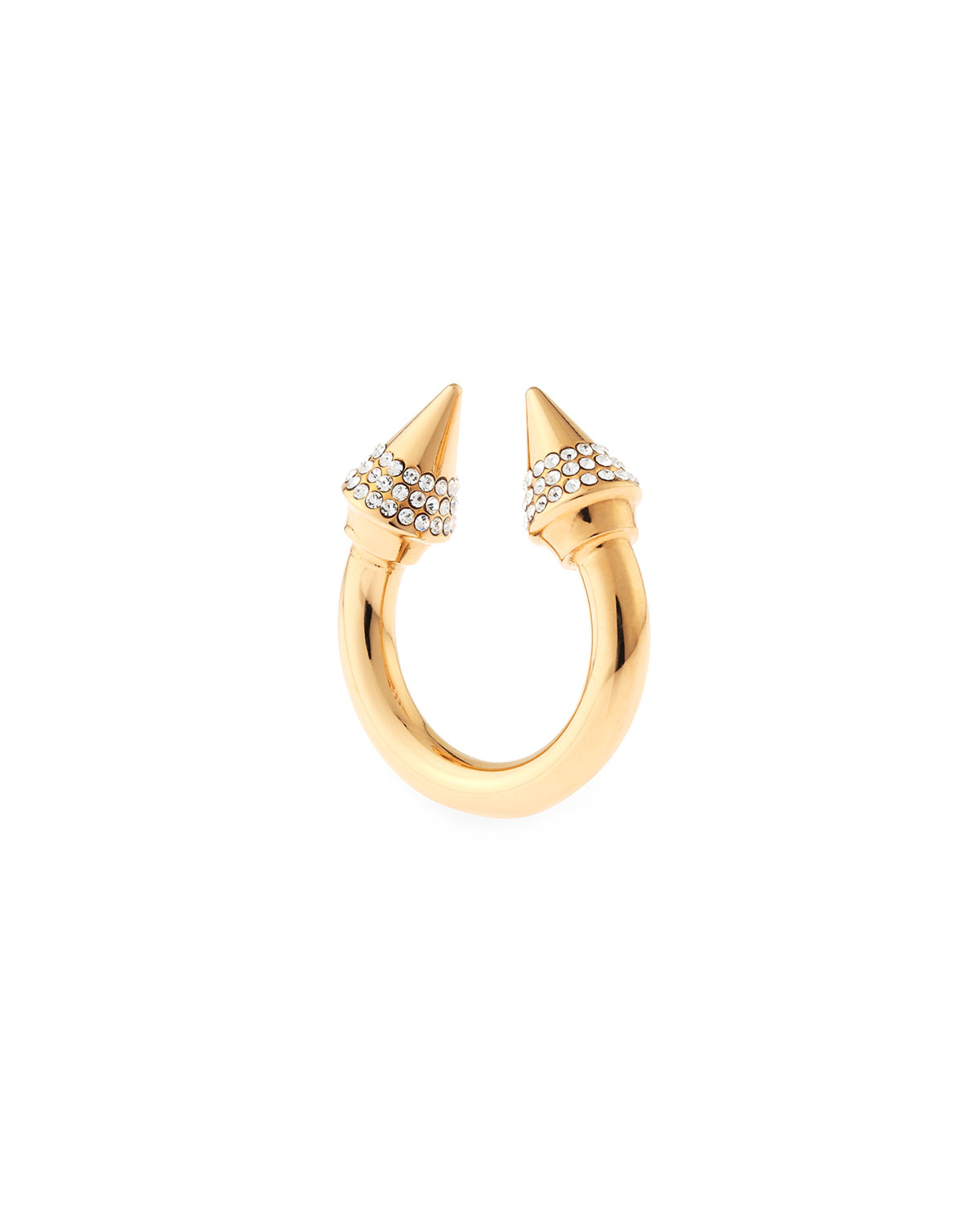 Titan Crystal Ring, Rose Golden