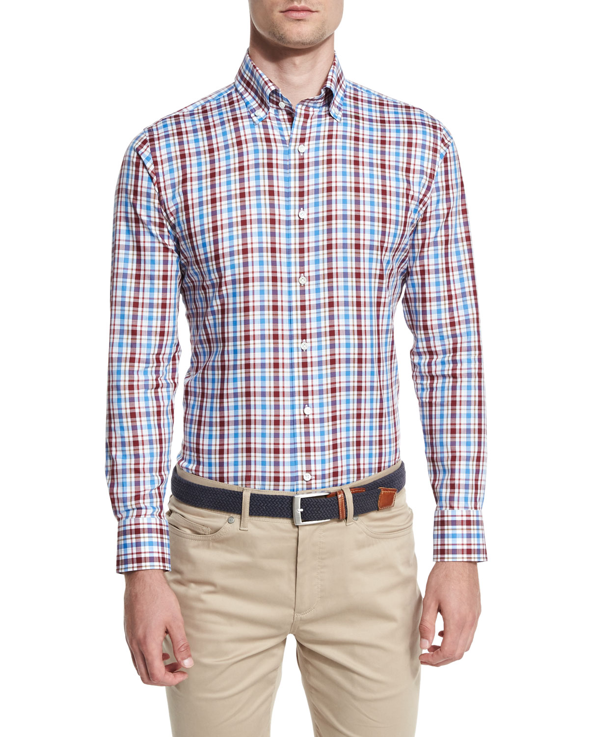 Hawthorne Cotton-Cashmere Full-Zip Cardigan, Barchetta Blue
