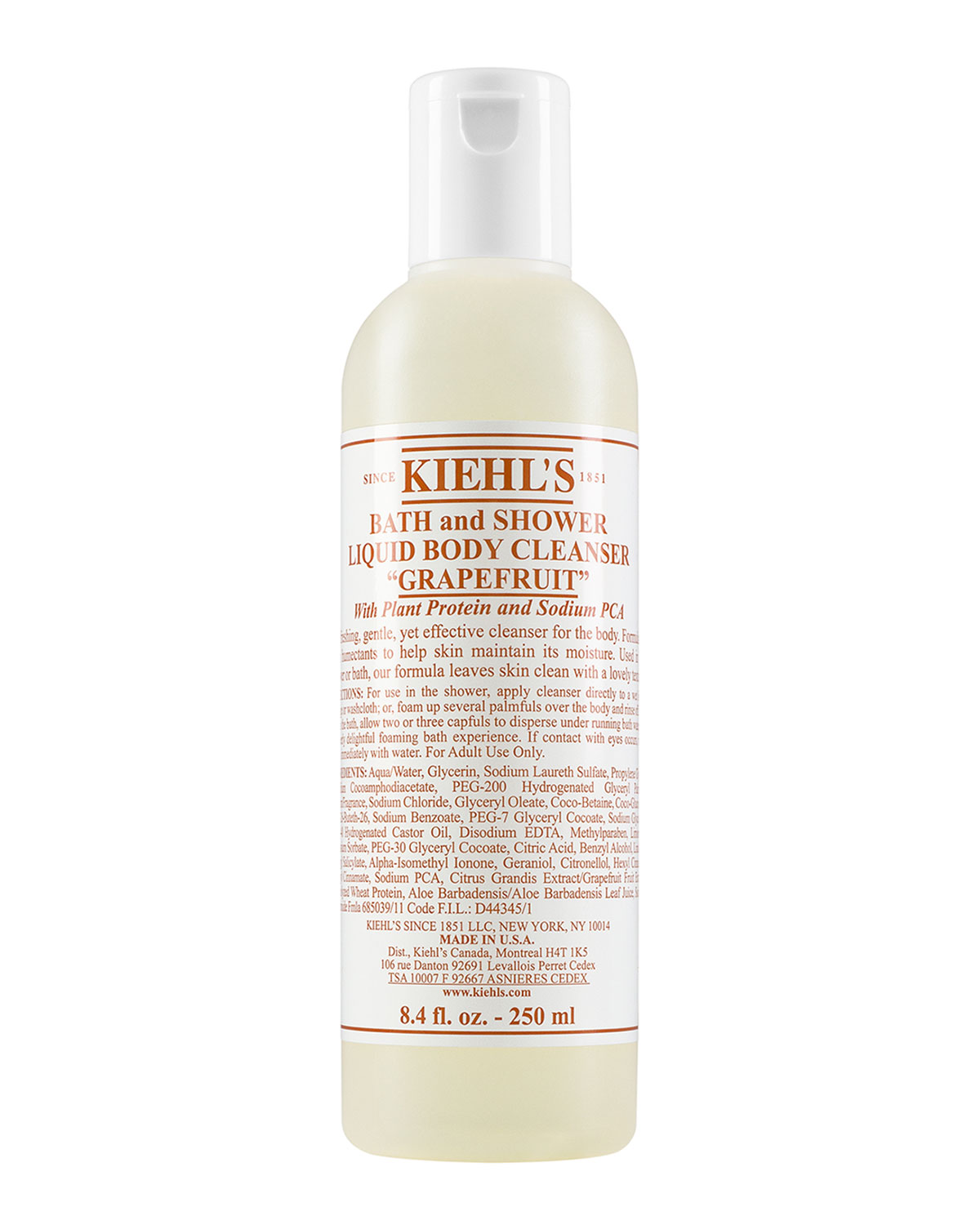 Grapefruit Bath & Shower Liquid Body Cleanser, 16.9 oz.