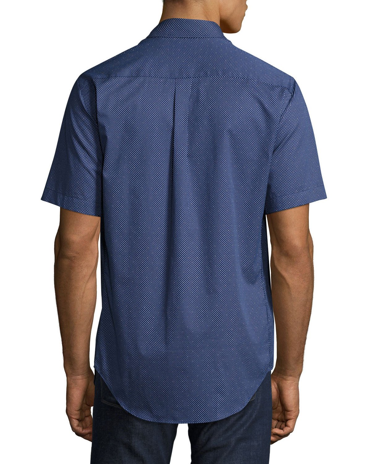 What Goes Up Short-Sleeve Shirt, Navy