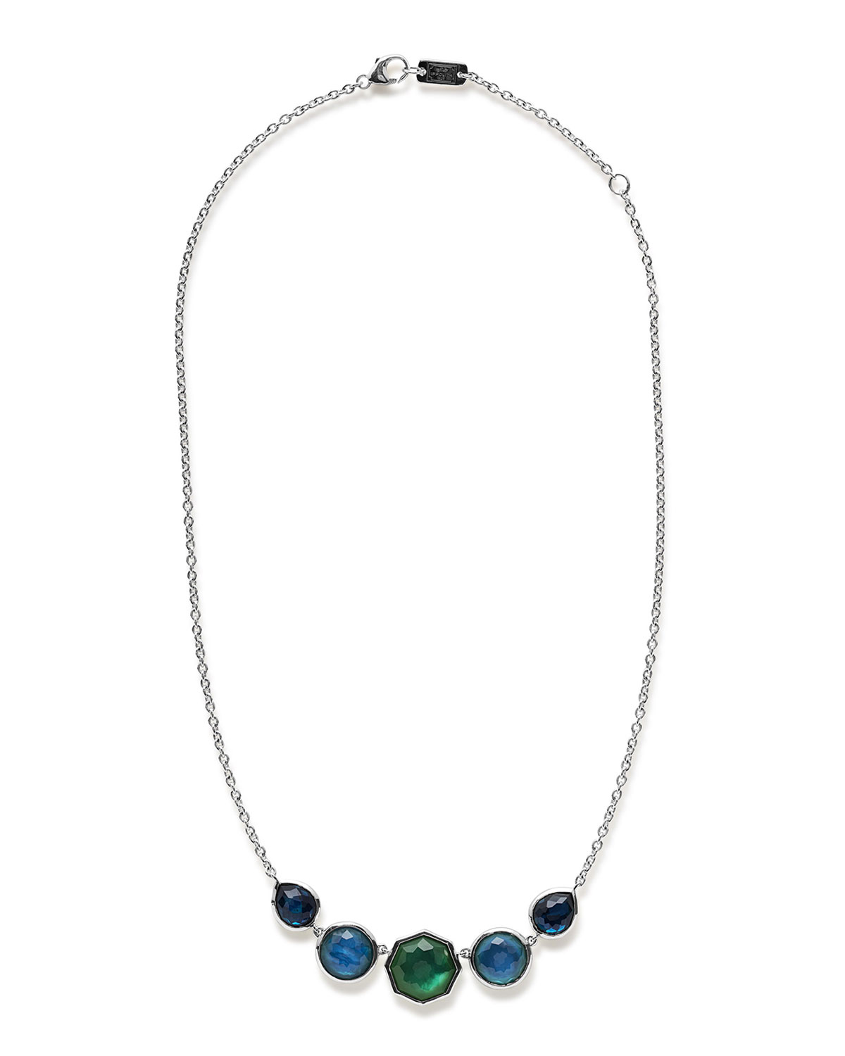 925 Rock Candy Wonderland Five-Station Necklace in Taffeta