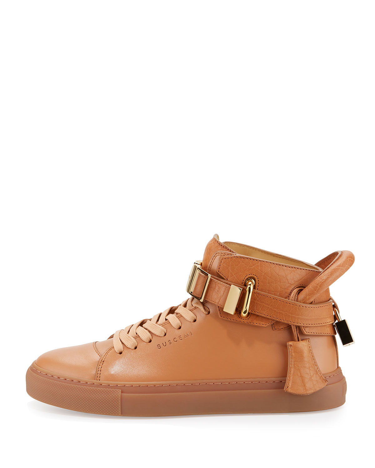 Women's 100mm Clip High-Top Sneaker, Peanut