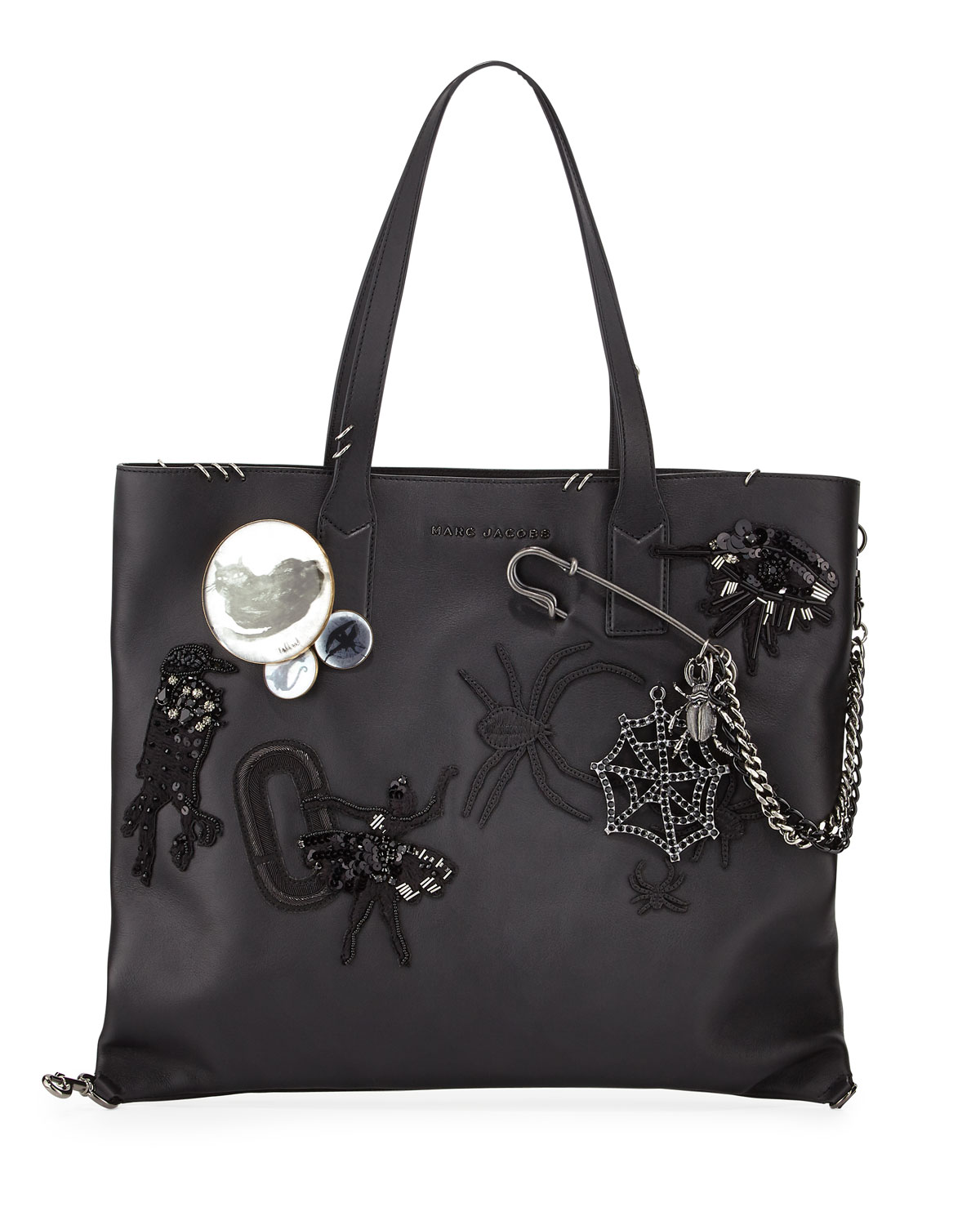 Wingman Badges Tote Bag, Black