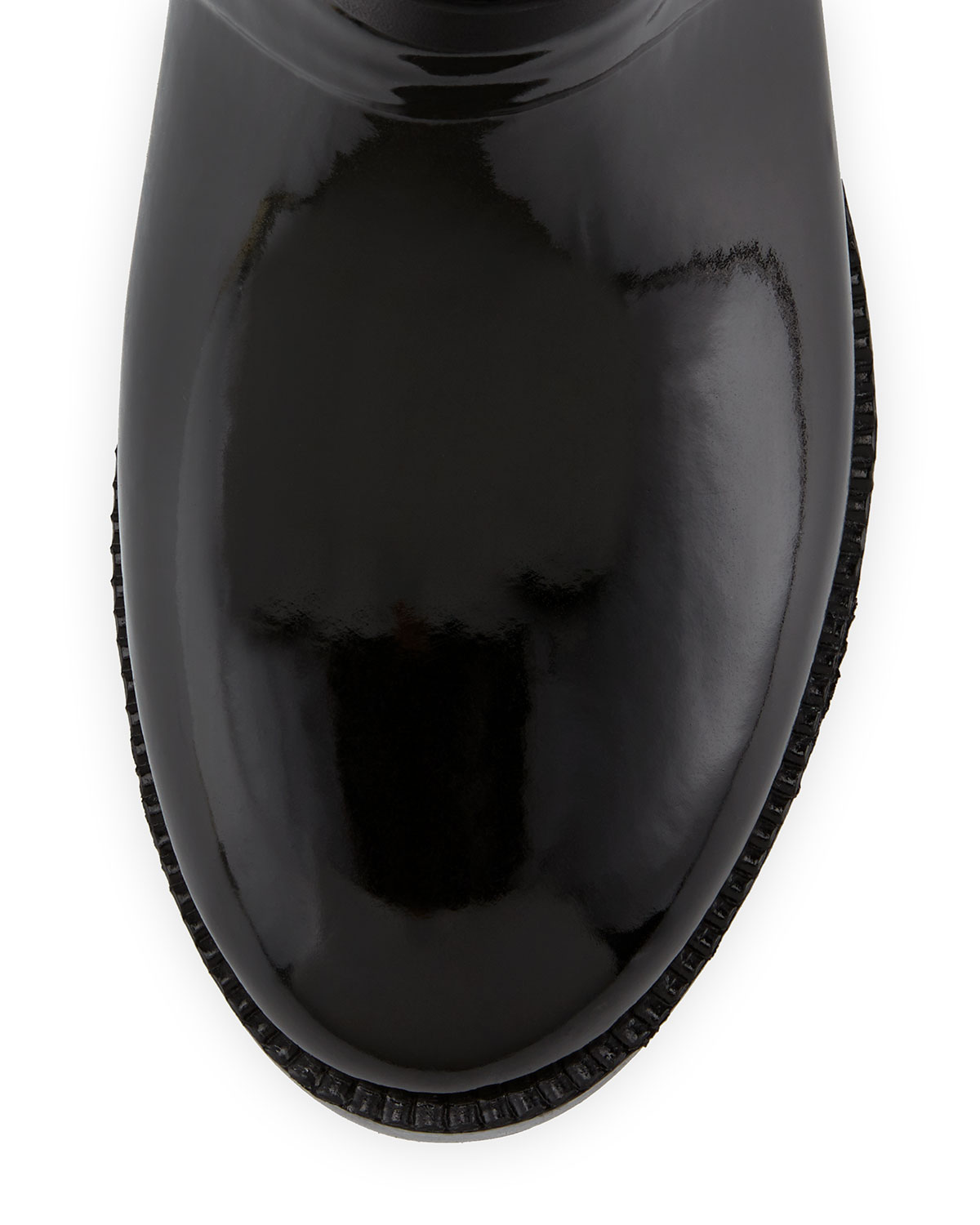 Charm Stretch Rain Boot, Black