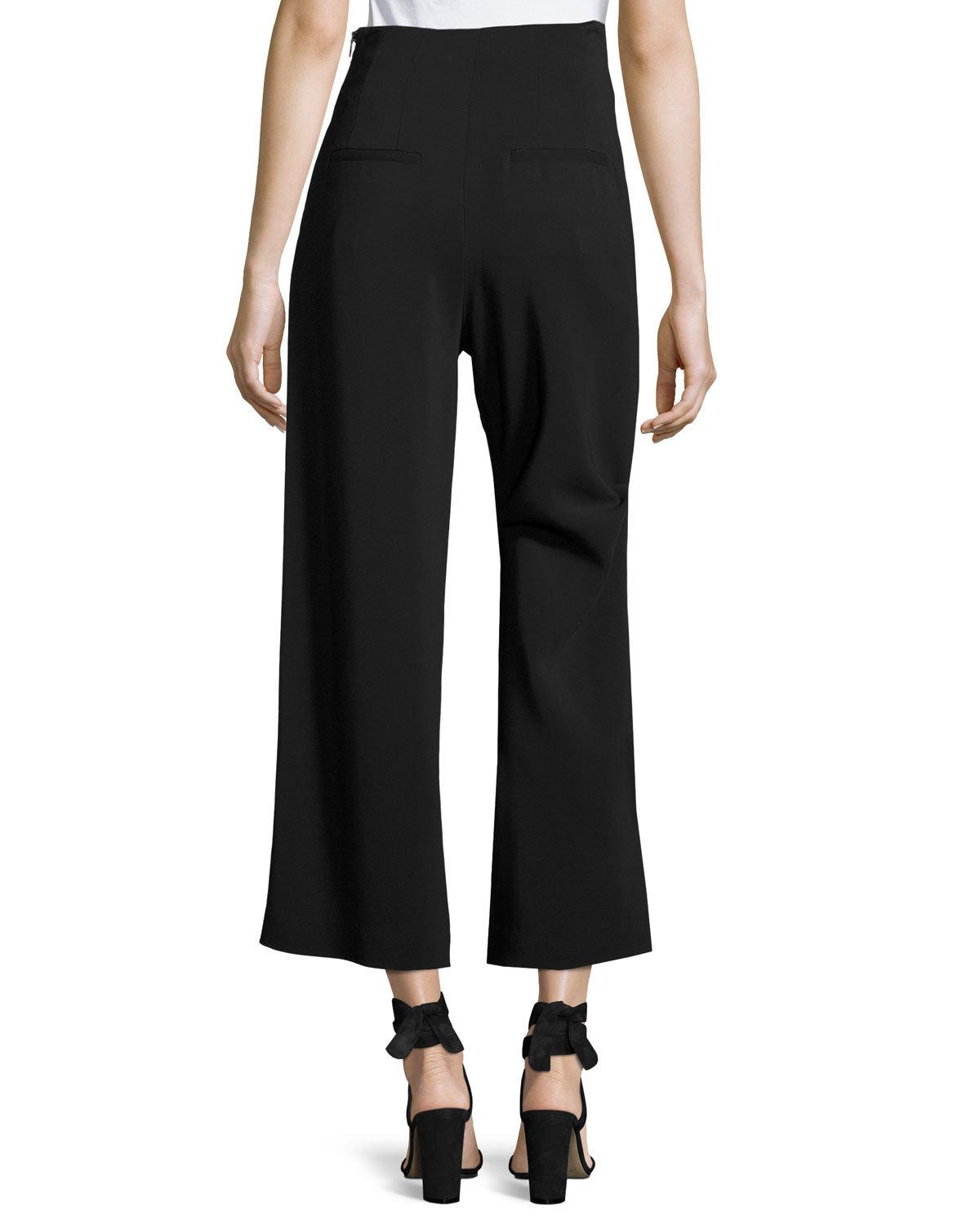 Marley Wide-Leg Cropped Pants 