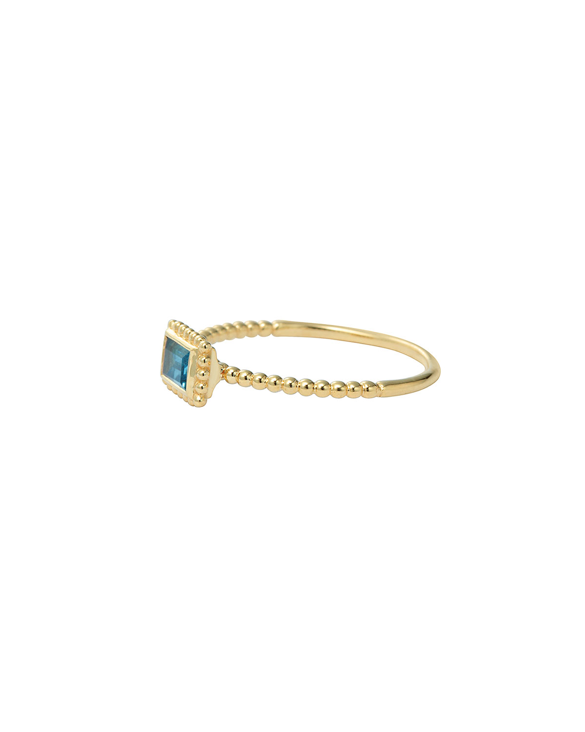 Covet Blue Topaz Stackable Ring, Size 7