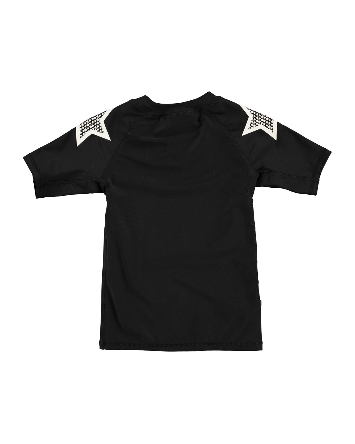 Neptune Star Rashguard Tee, Black Pattern, Size 18M-12