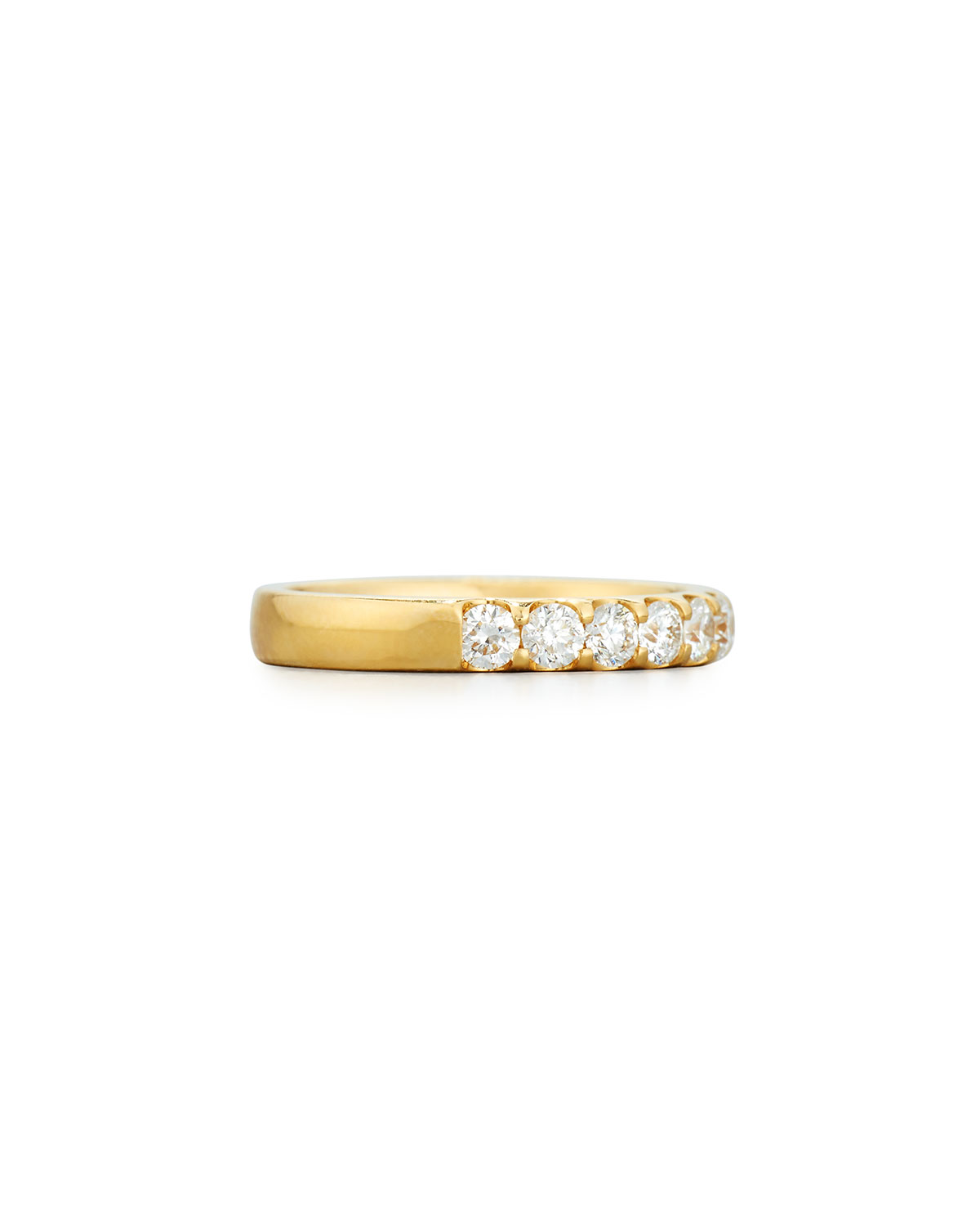 Diamond Eternity Band in 18K Yellow Gold, 1.0 tdcw