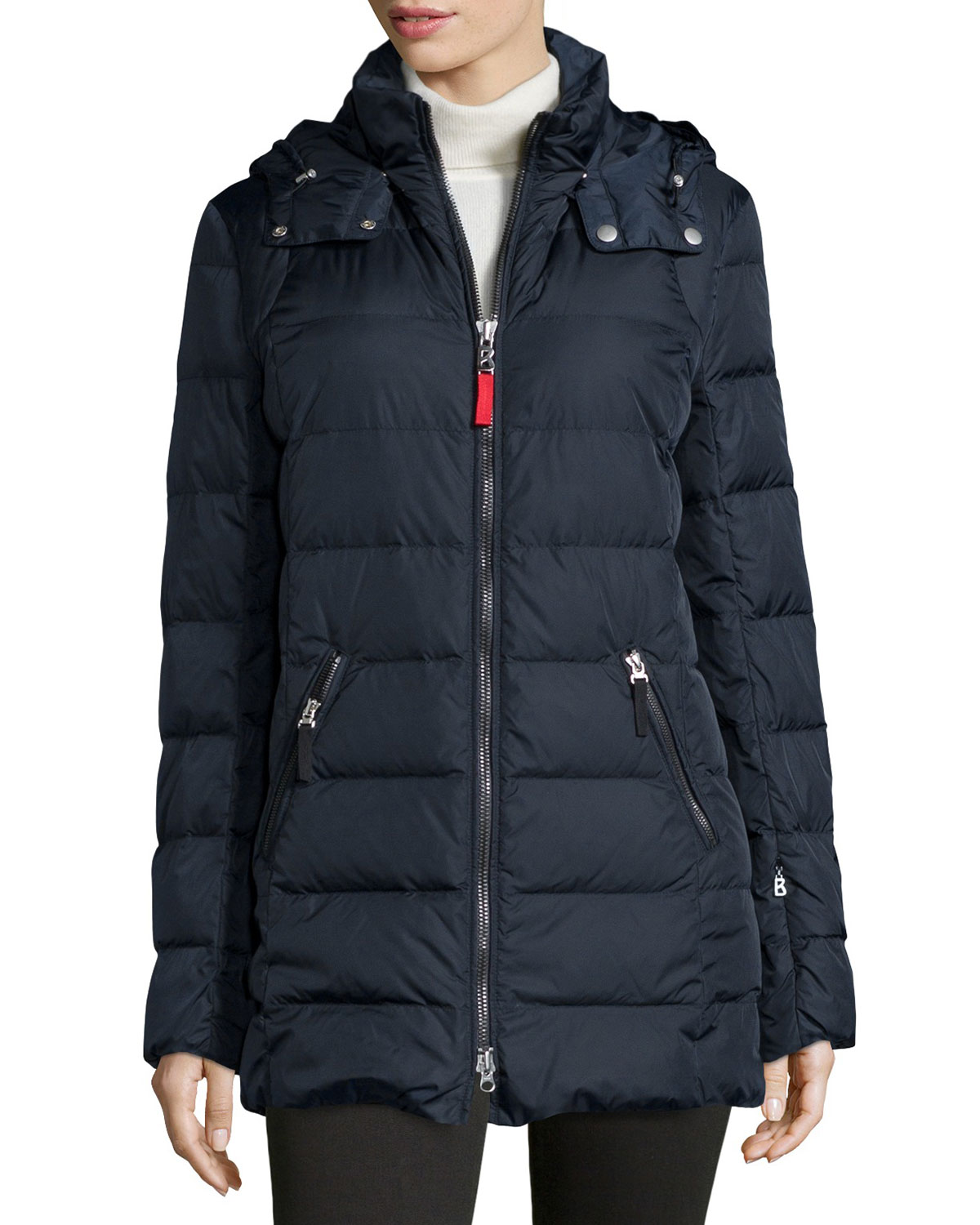 Nera Hooded Down Car Coat 