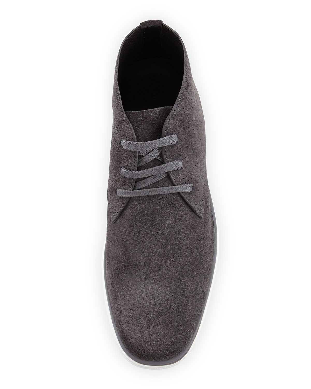 Newport Perforated Suede Chukka Boot, Gray