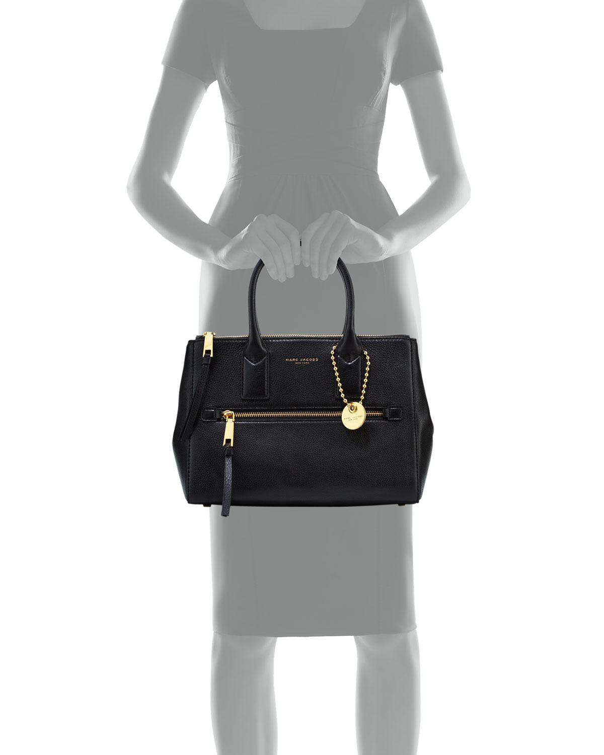 Recruit East-West Tote Bag, Black