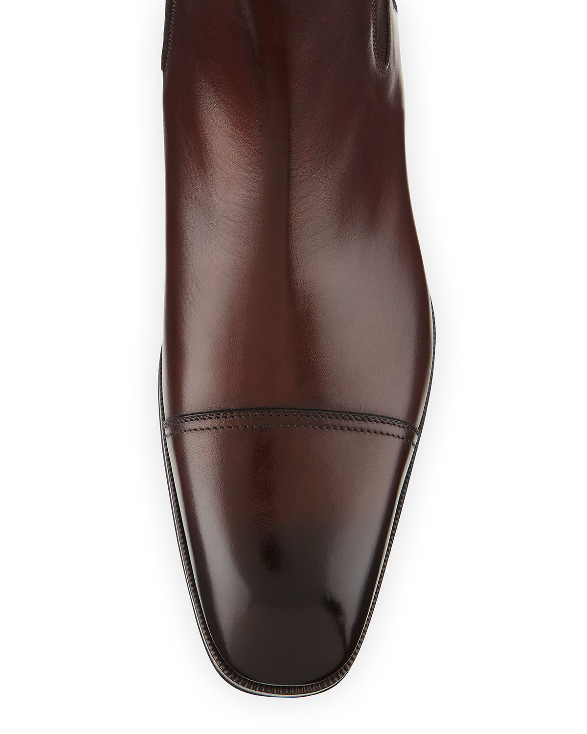 Gianni Leather Chelsea Boot, Brown