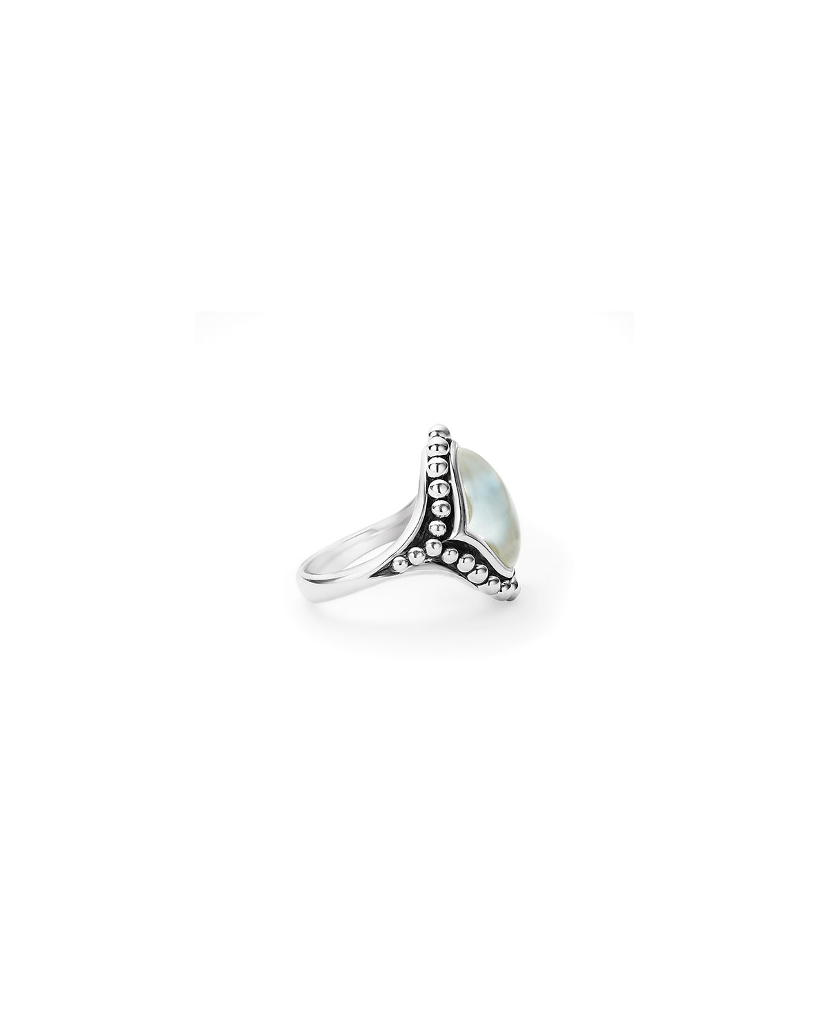 Contessa Mother-of-Pearl Caviar Ring