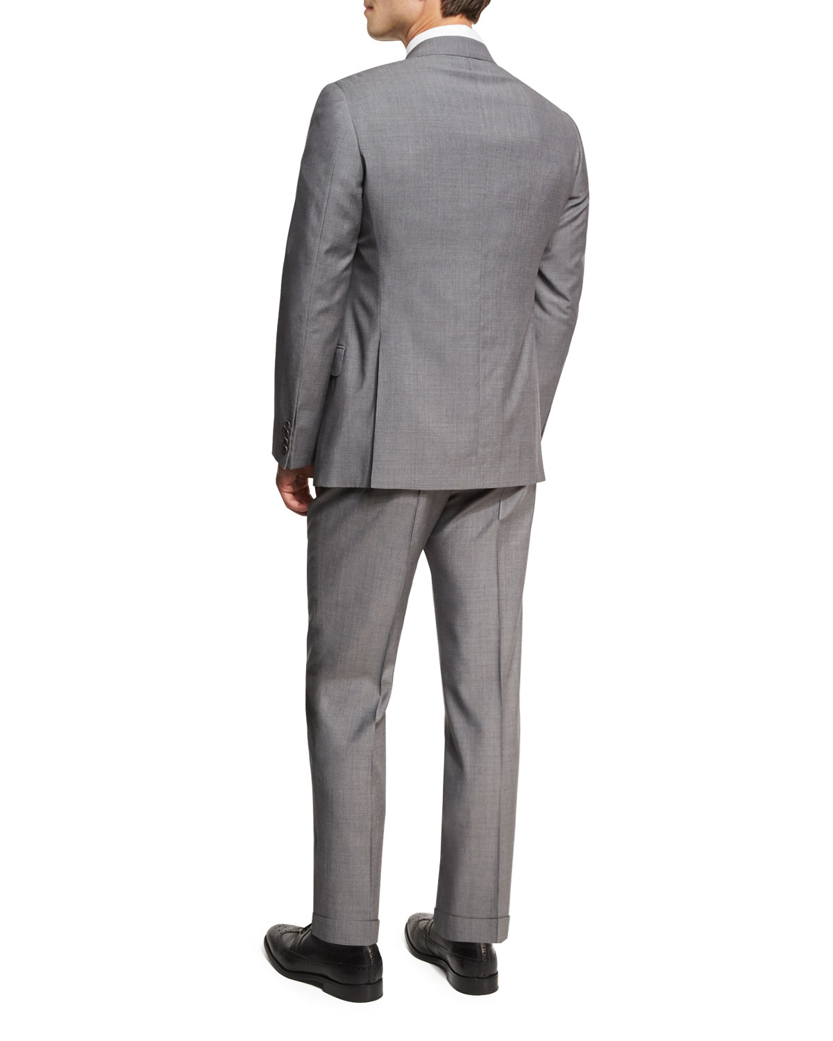 Neat Two-Piece Suit, Light Gray