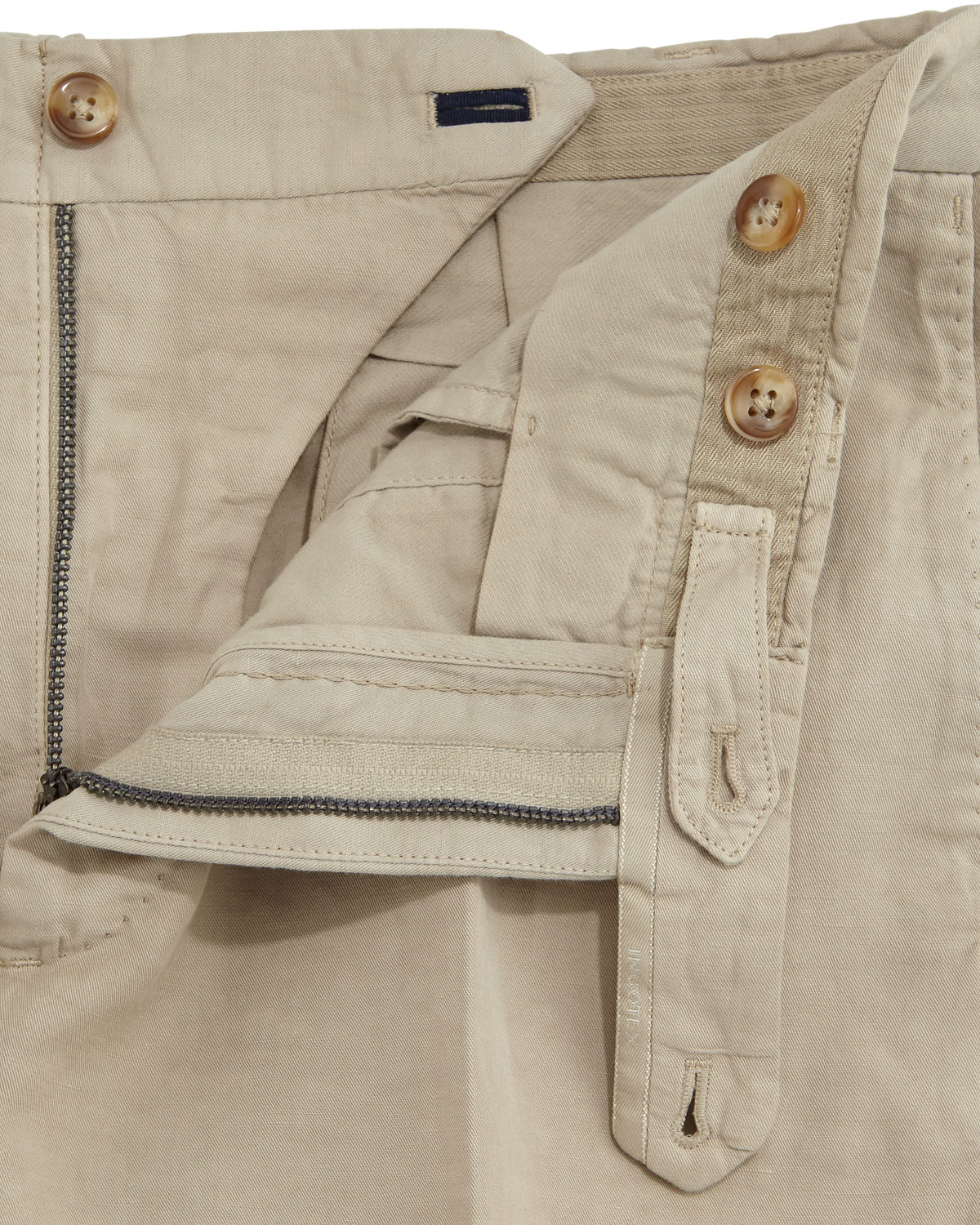 Chinolino Cotton/Linen Trousers, Stone