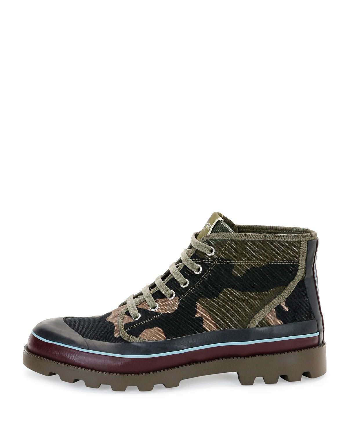 ID Camo Canvas Hiking Boot, Multicolor