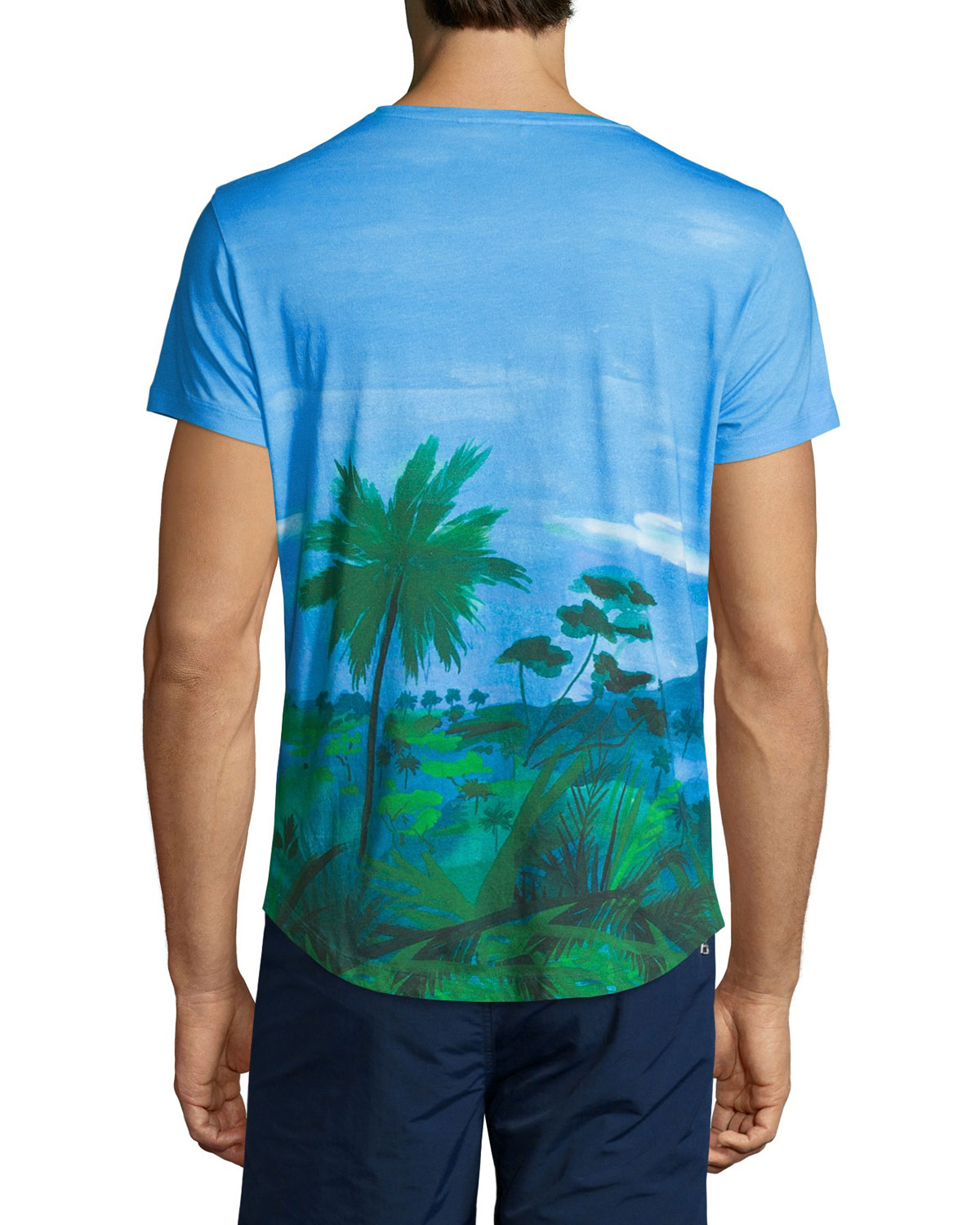 Jungle Vista Digital-Print Short-Sleeve T-Shirt