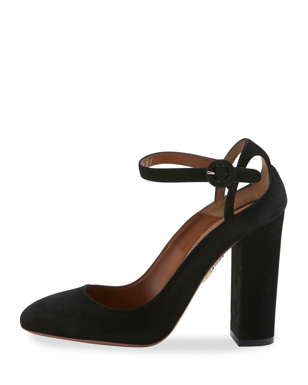 Sweet Thing Suede 105mm Pump, Black