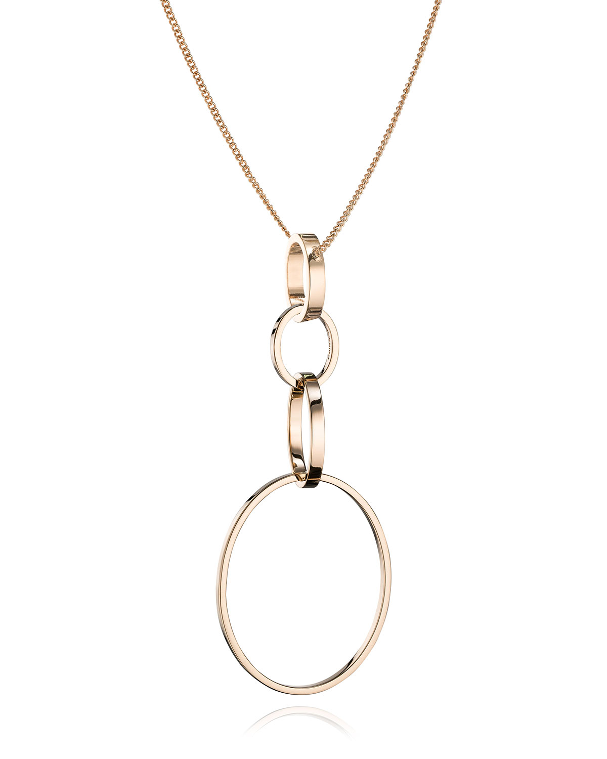 Cassio Open Circle Pendant Necklace