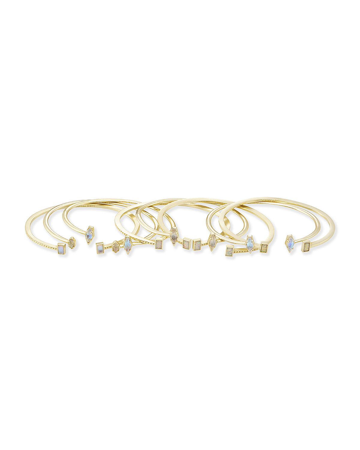 Kinsley Bracelet Set in Yellow Gold Plate