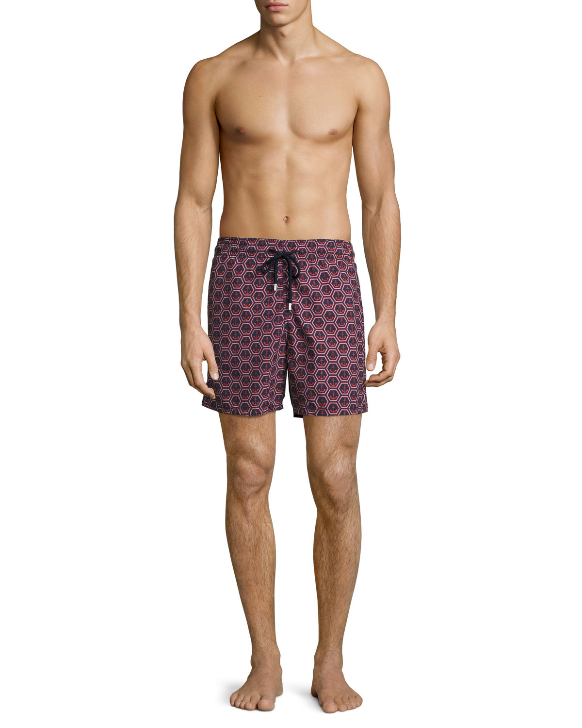 Moorea Anchors Swim Trunks, Navy