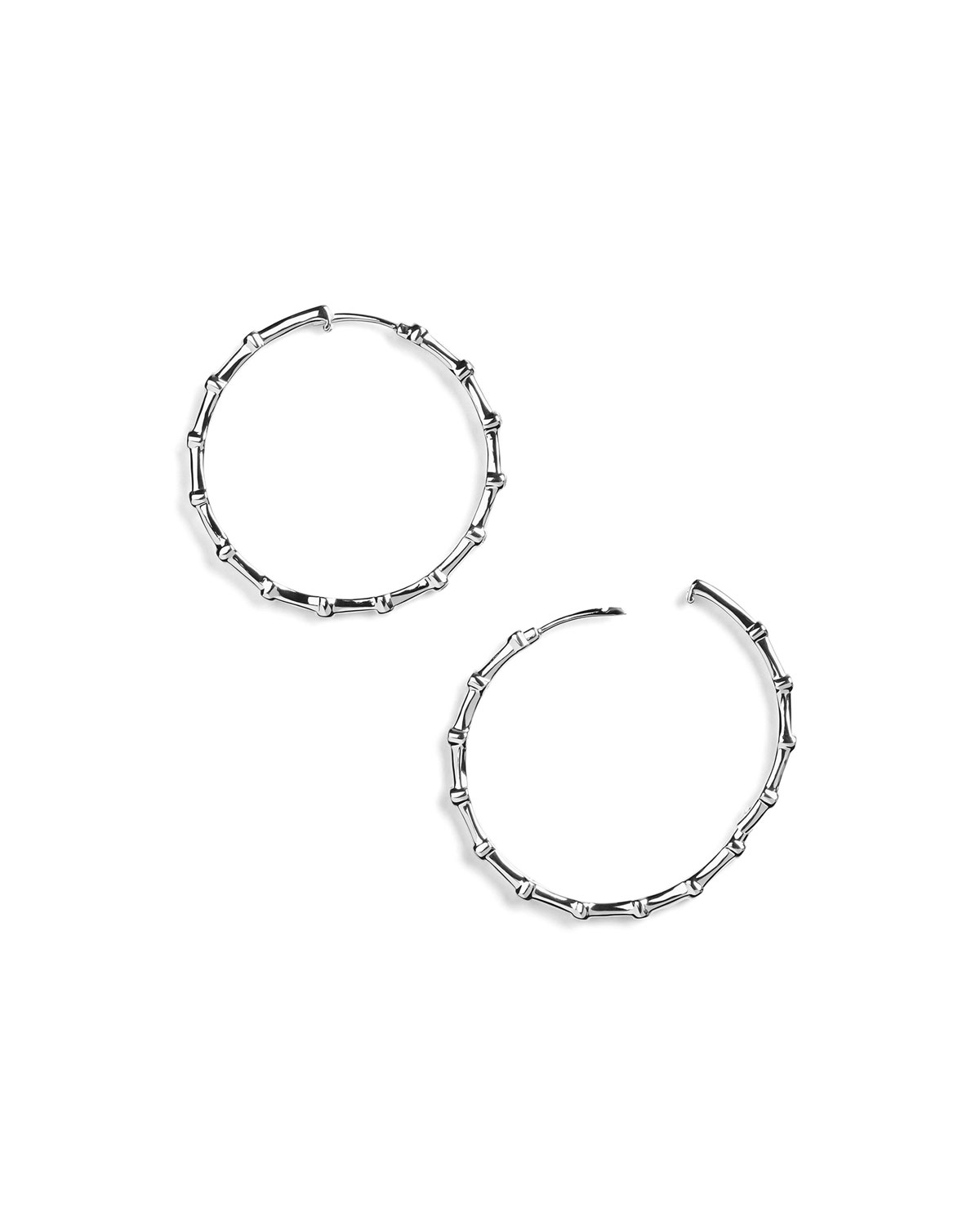 925 Glamazon Diamond Hoop Earrings