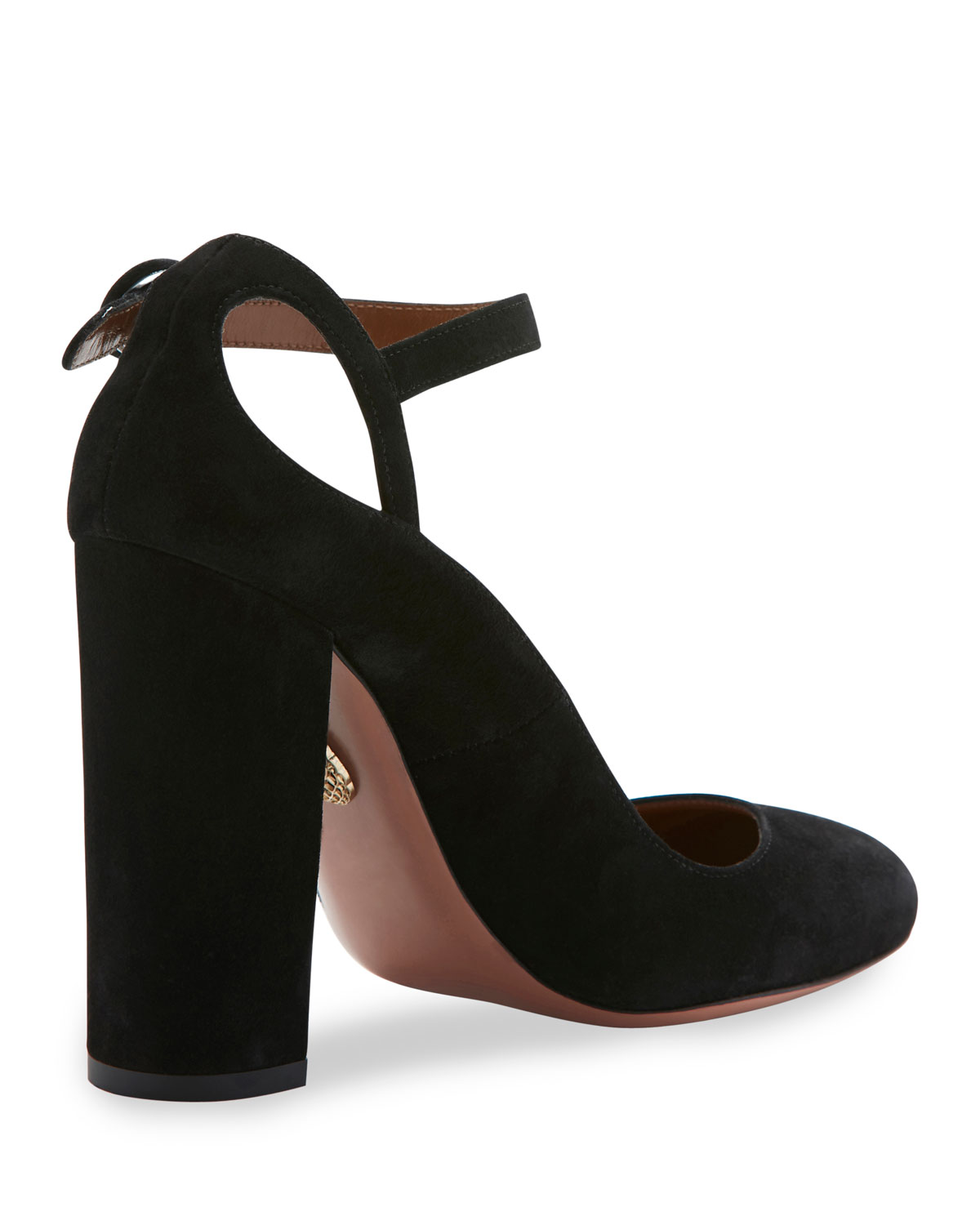 Sweet Thing Suede 105mm Pump, Black