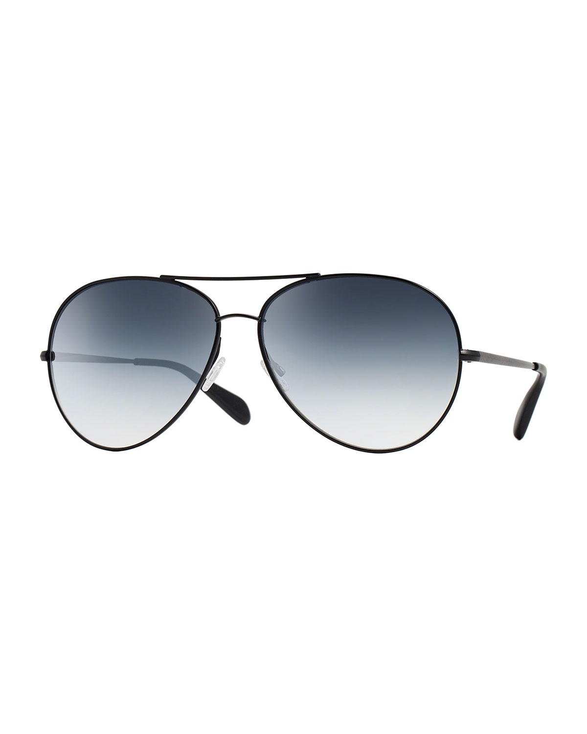 Sayer Oversized Mirrored Aviator Sunglasses