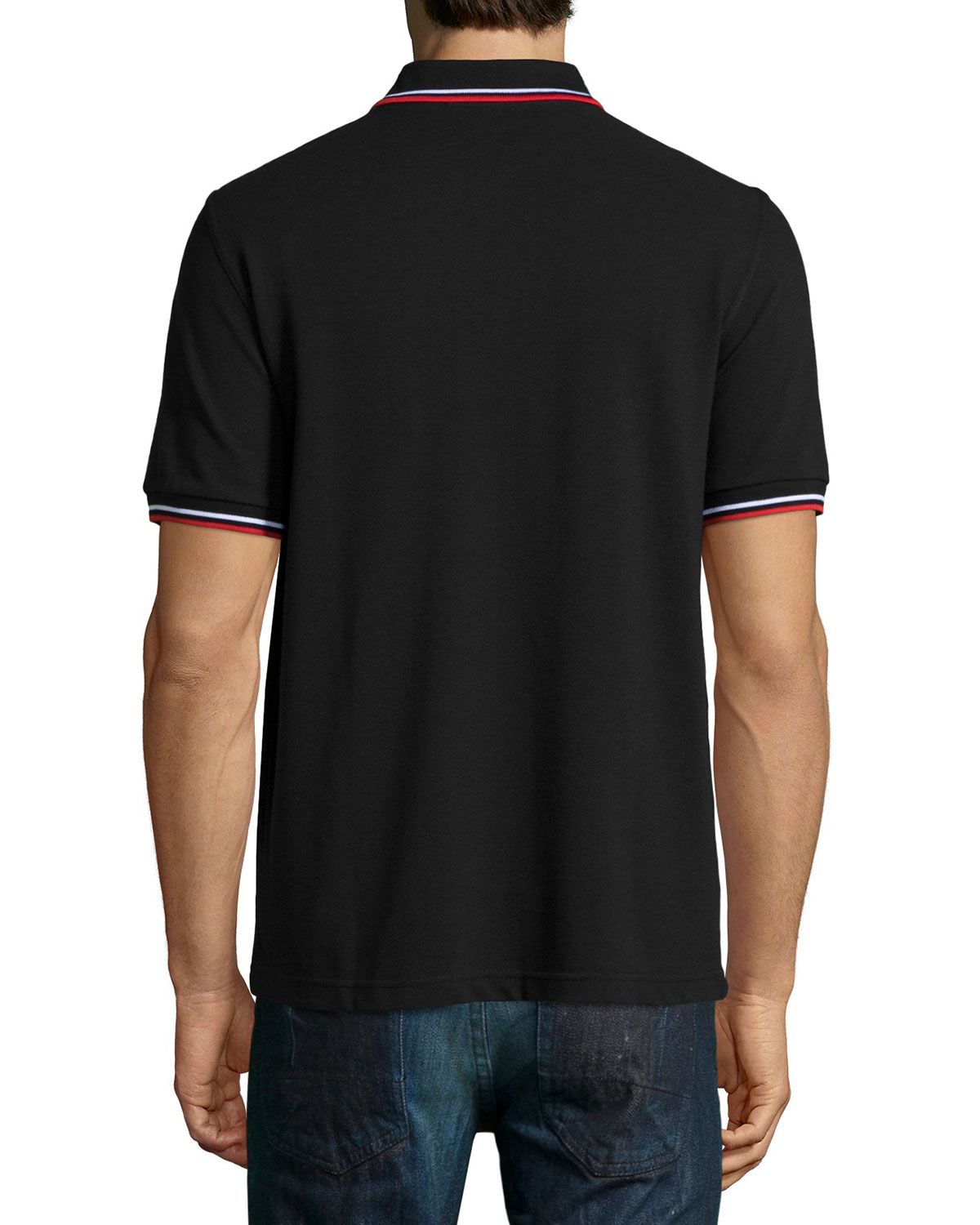 Twin-Tipped Short-Sleeve Polo Shirt