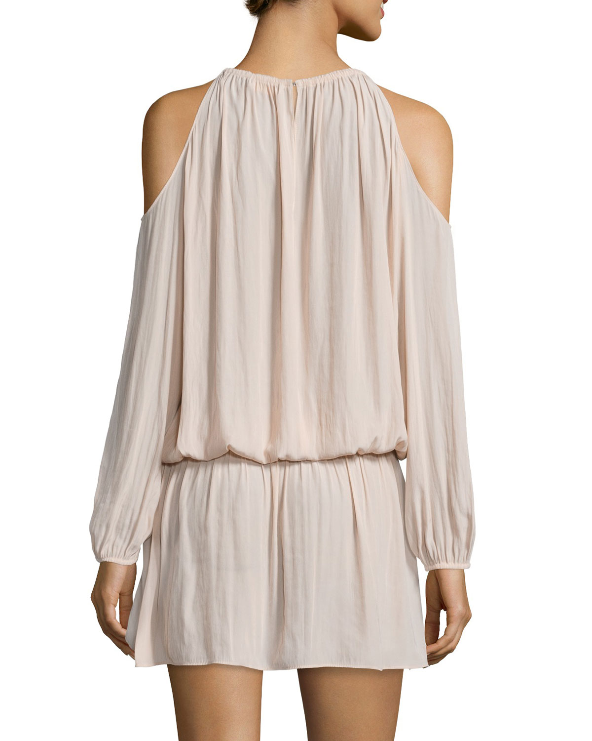 Lauren Cold-Shoulder Blouson Dress