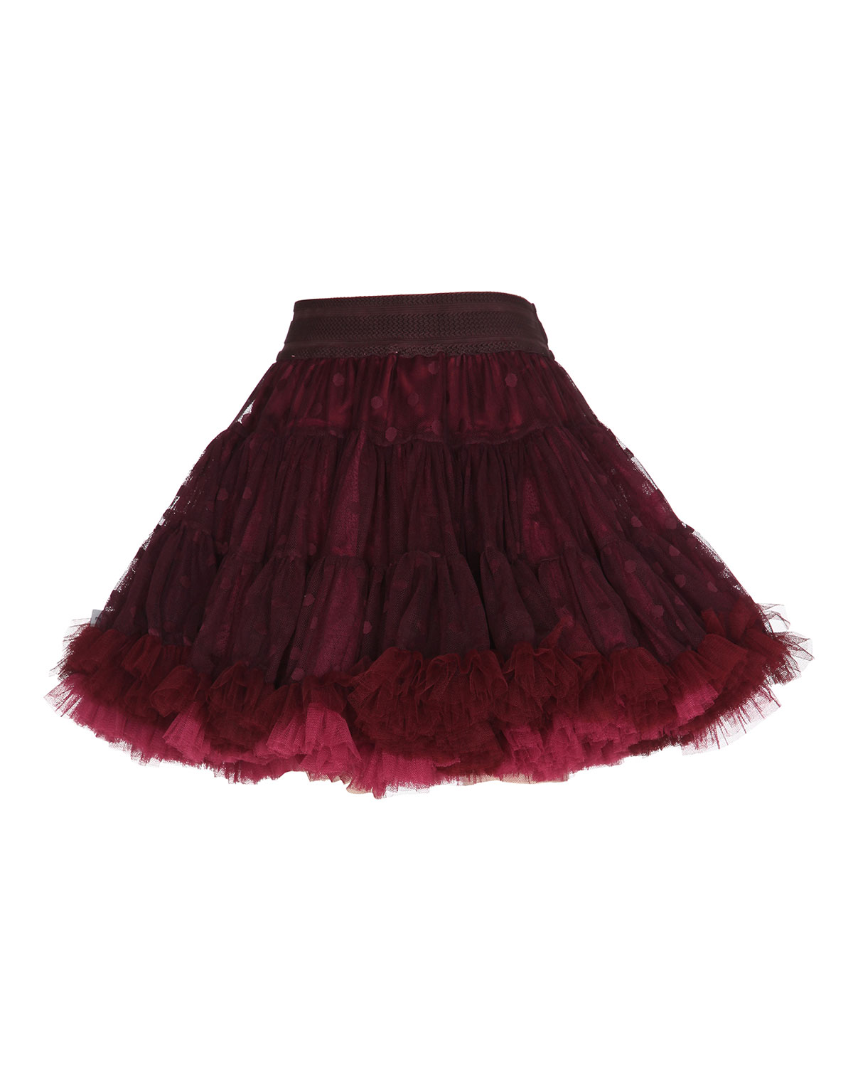 Bella Polka-Dot Tutu Skirt, Sweet Grape, Size 2-7